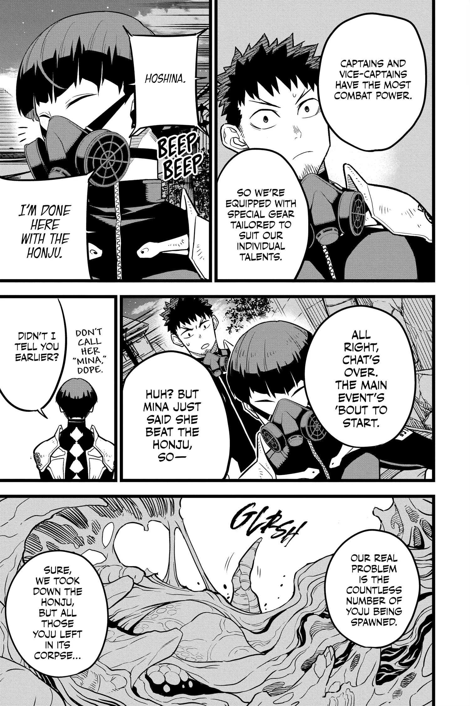 Kaiju No 8 Manga, chapter Vol 2, page 130