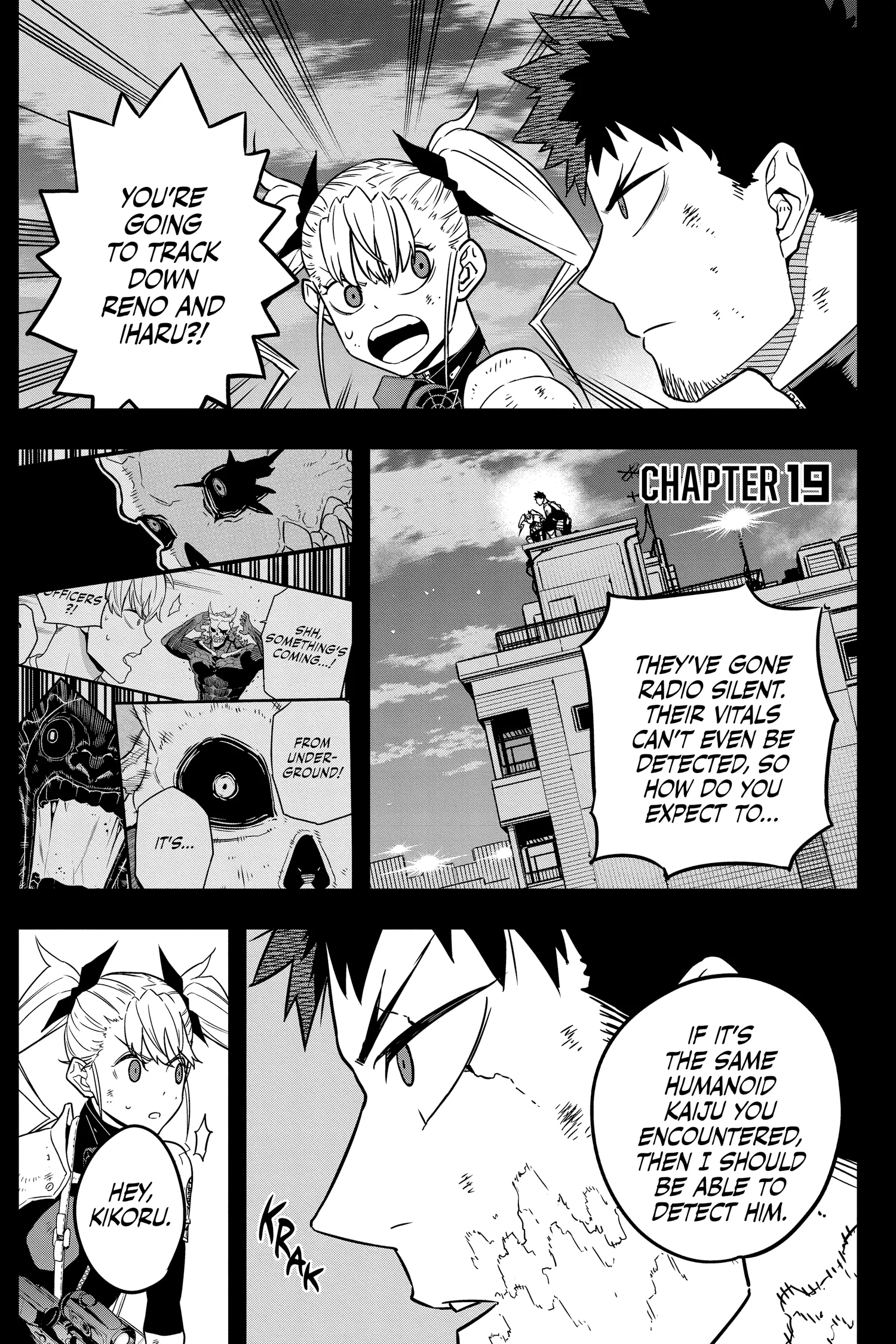 Kaiju No 8 Manga, chapter Vol 3, page 28