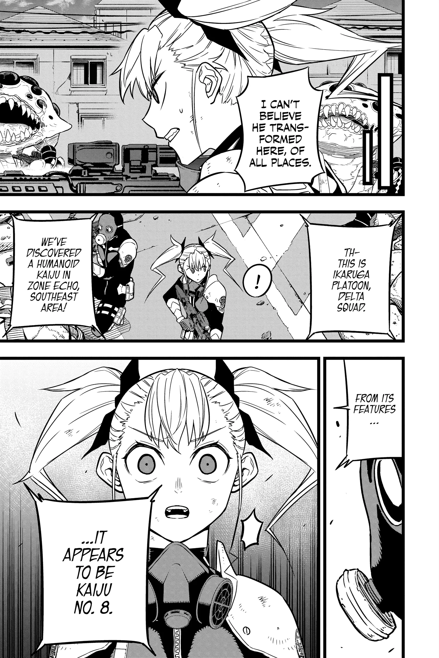 Kaiju No 8 Manga, chapter Vol 3, page 30