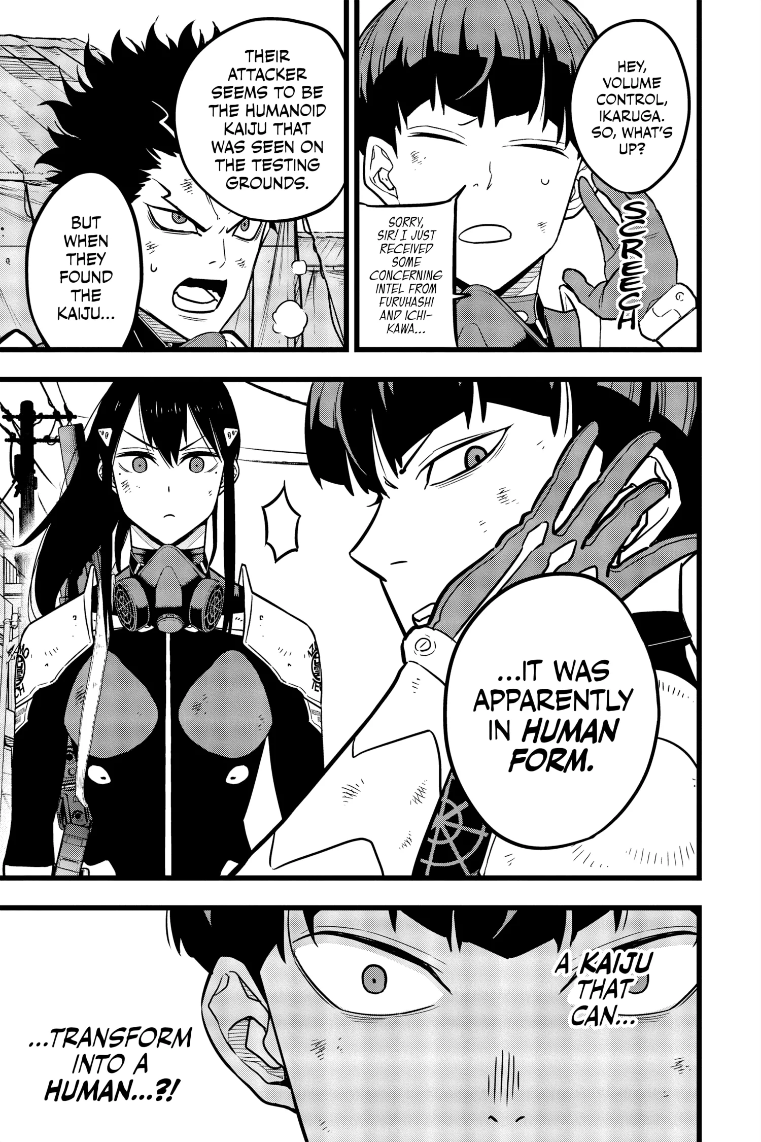 Kaiju No 8 Manga, chapter Vol 3, page 70