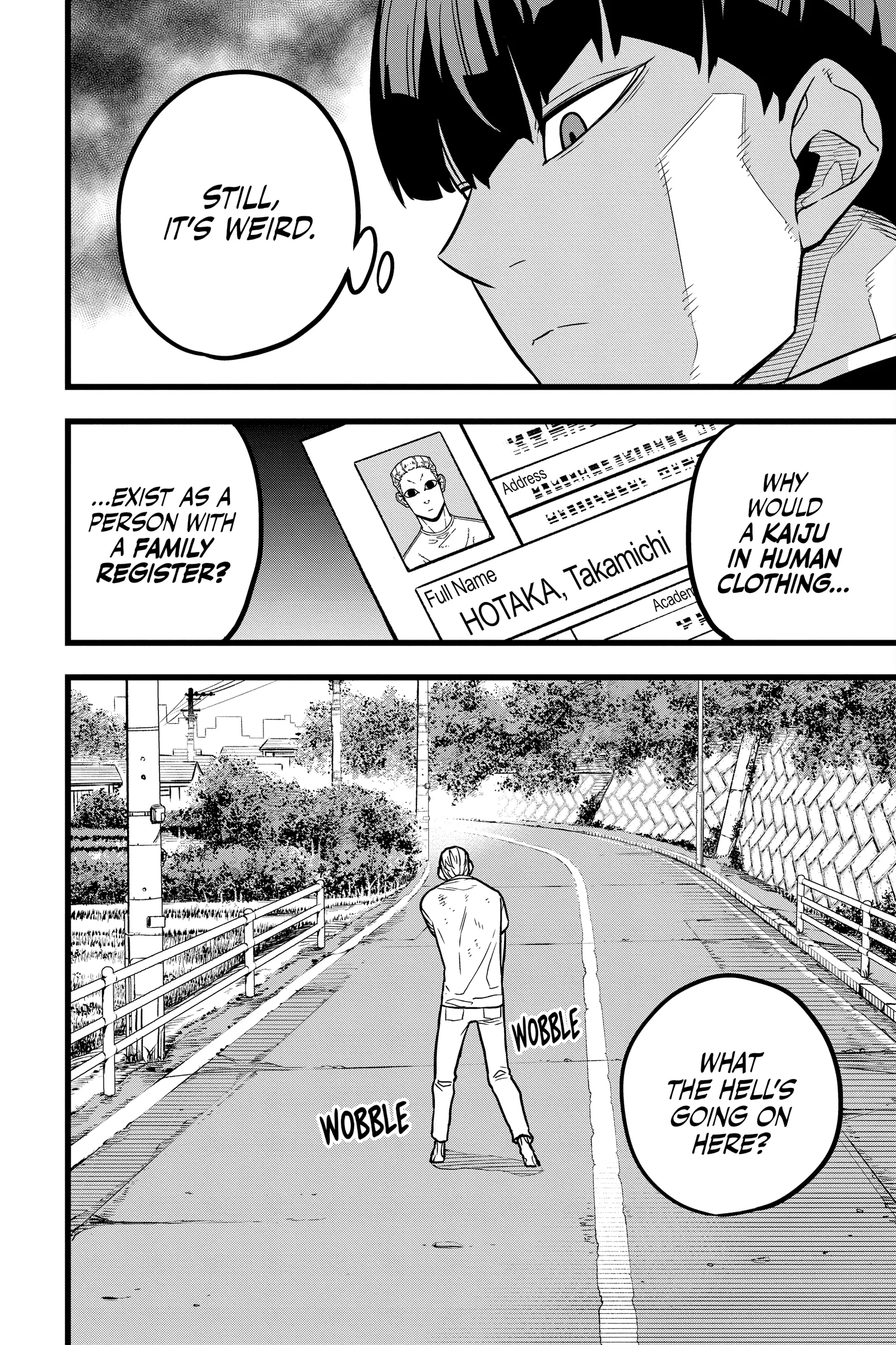 Kaiju No 8 Manga, chapter Vol 3, page 75
