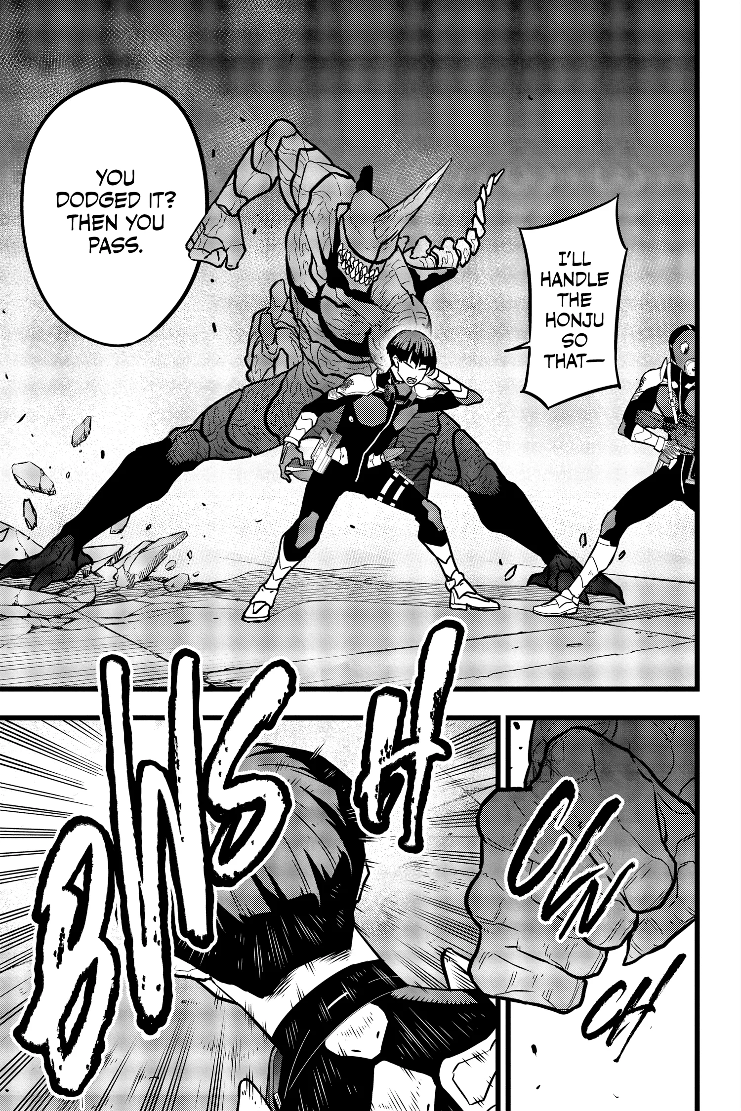 Kaiju No 8 Manga, chapter Vol 3, page 143
