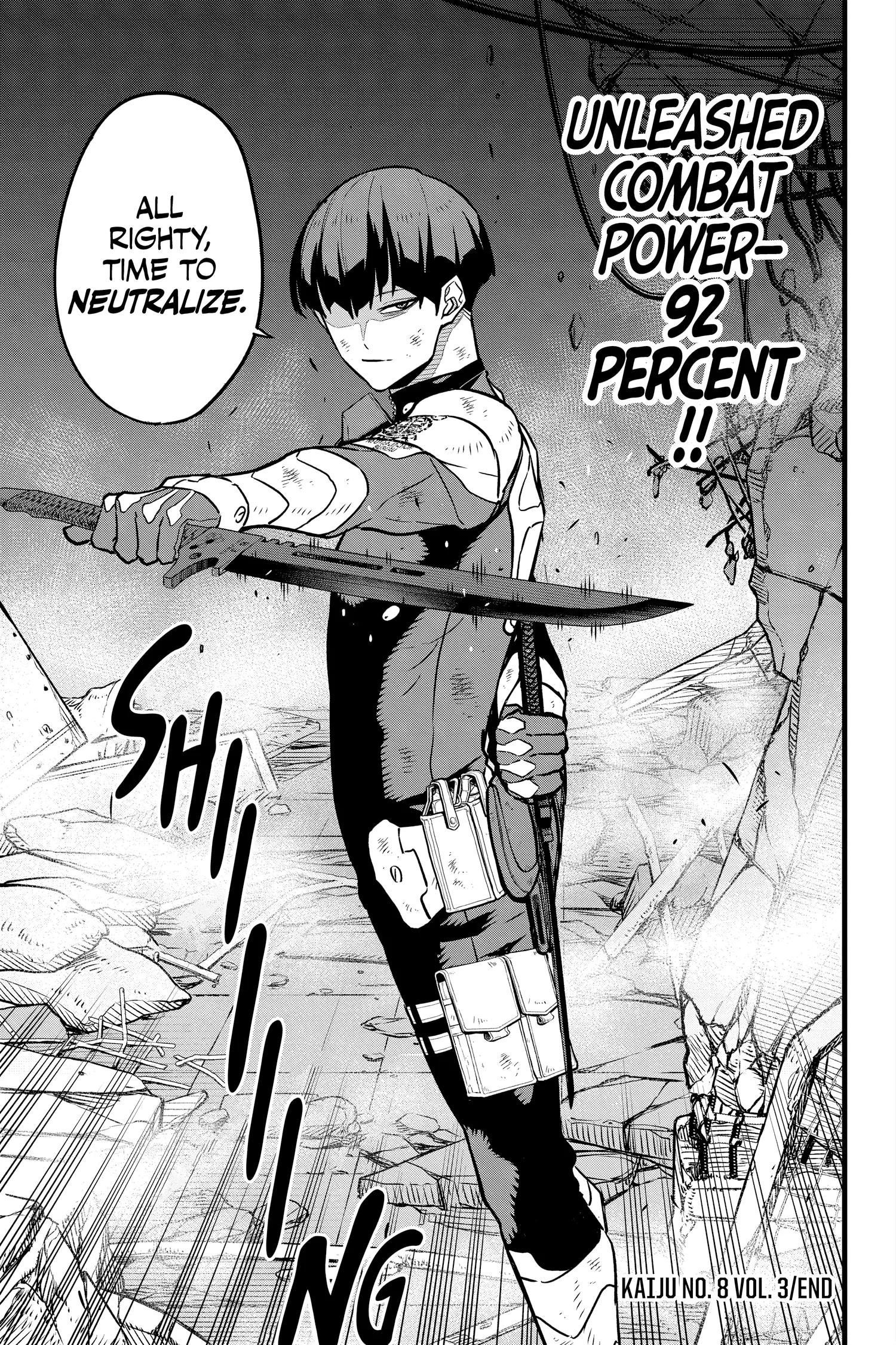 Kaiju No 8 Manga, chapter Vol 3, page 176