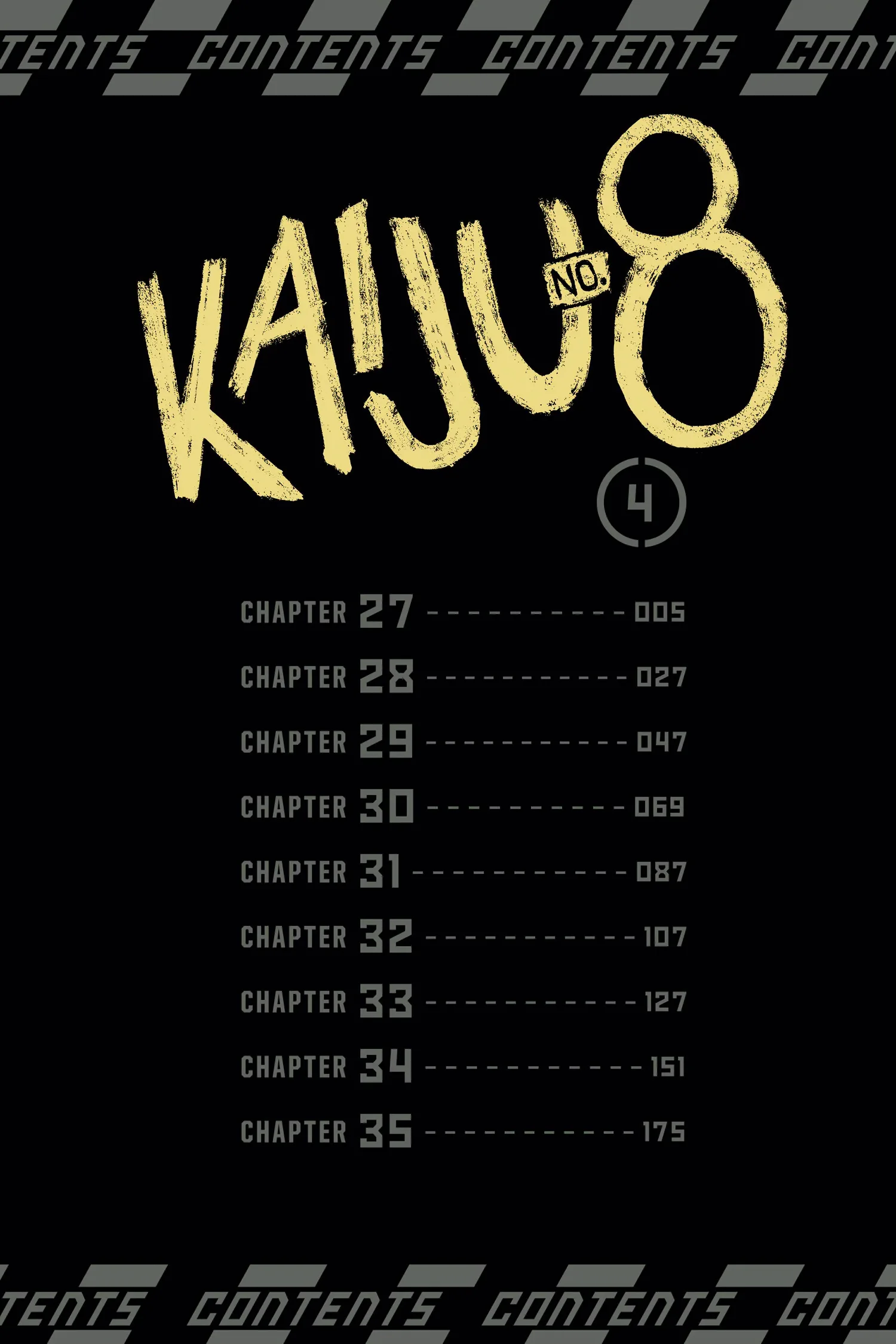 Kaiju No 8 Manga, chapter Vol 4, page 5