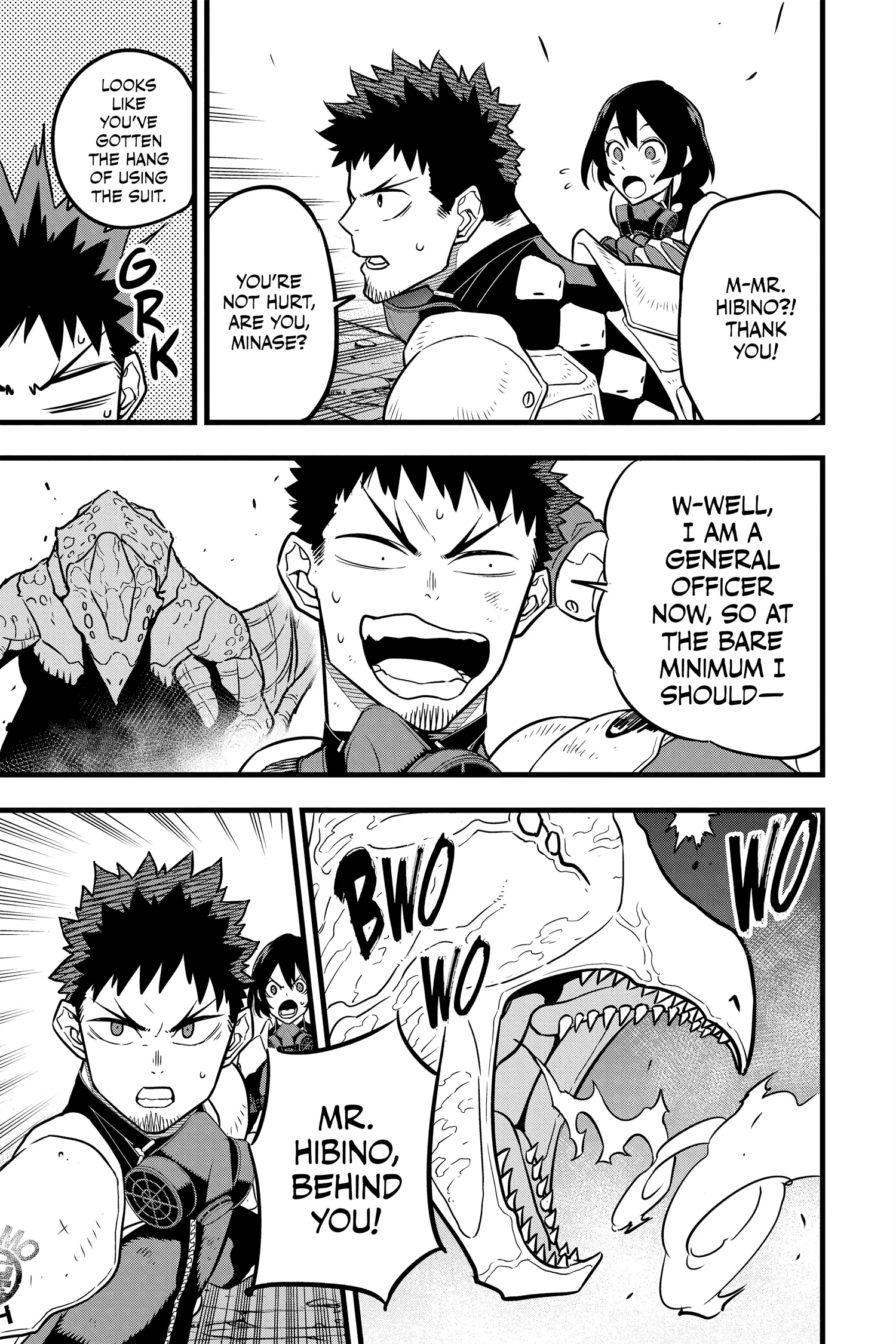 Kaiju No 8 Manga, chapter Vol 4, page 8