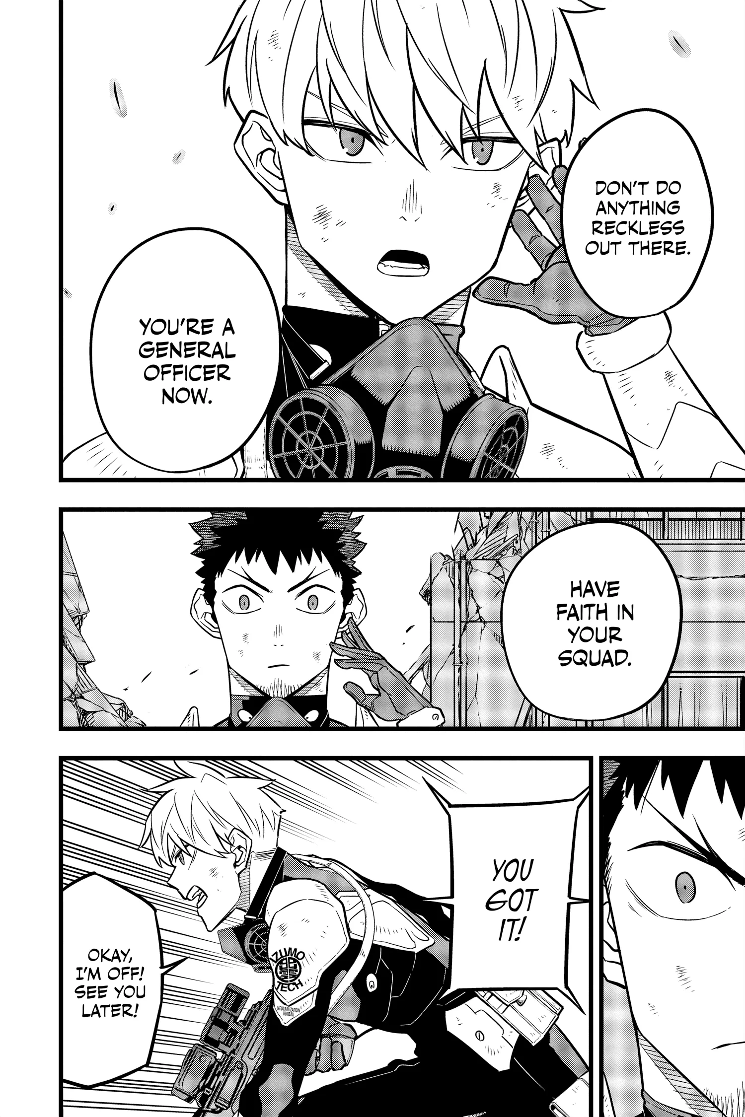 Kaiju No 8 Manga, chapter Vol 4, page 11