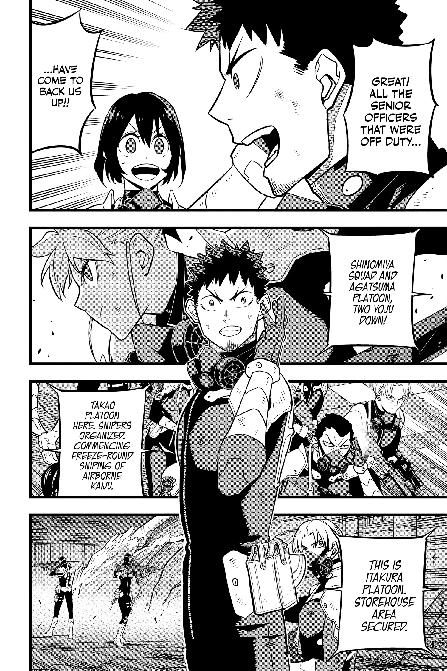 Kaiju No 8 Manga, chapter Vol 4, page 13