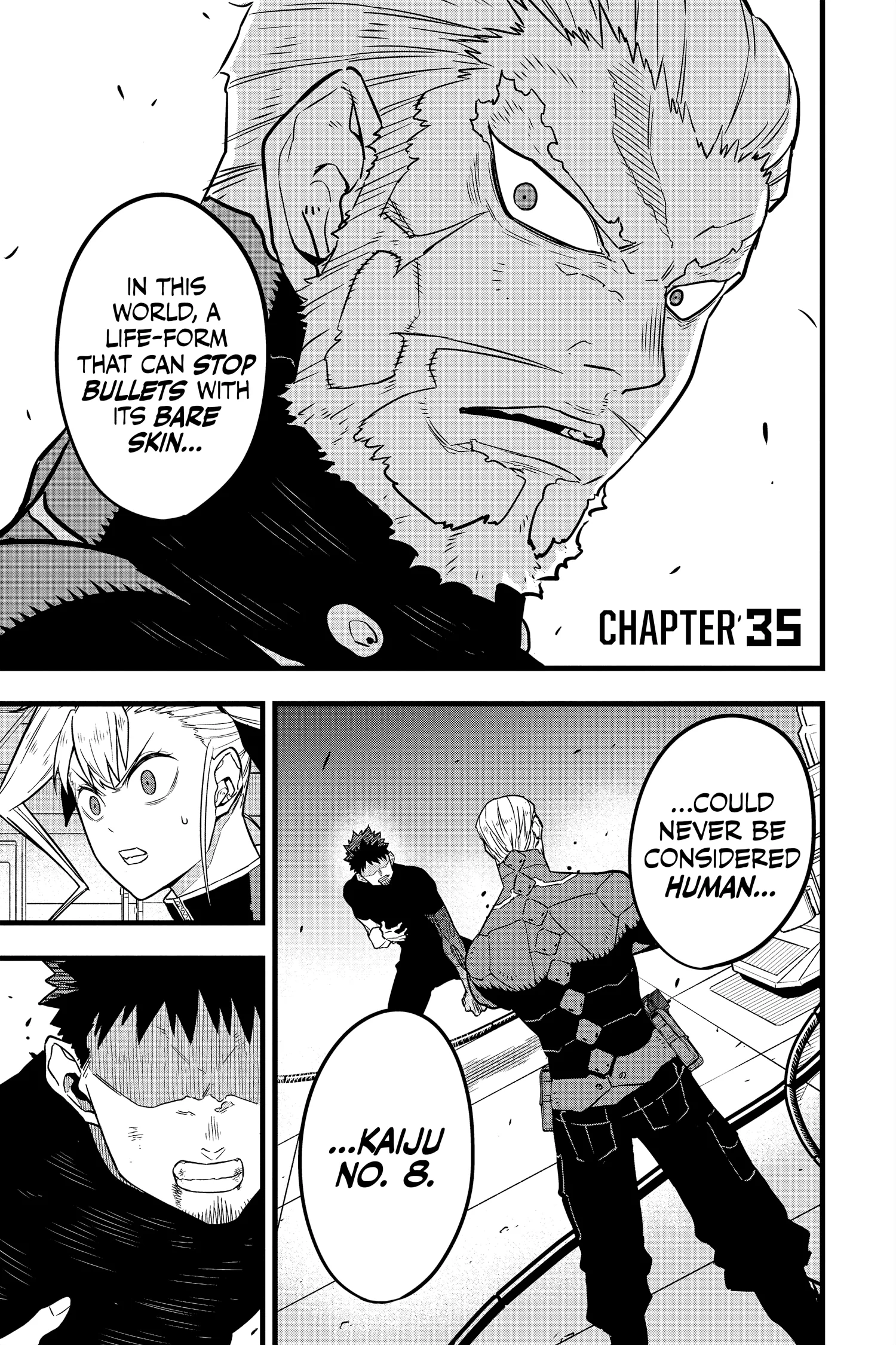 Kaiju No 8 Manga, chapter Vol 4, page 164
