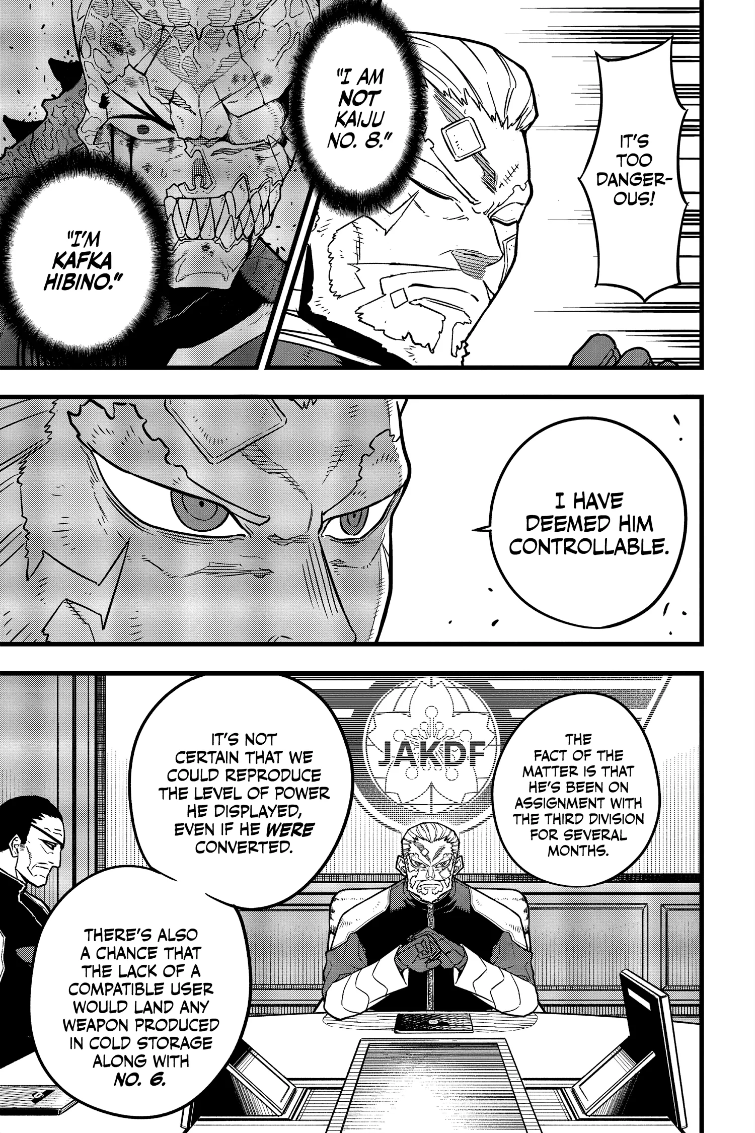 Kaiju No 8 Manga, chapter Vol 5, page 51