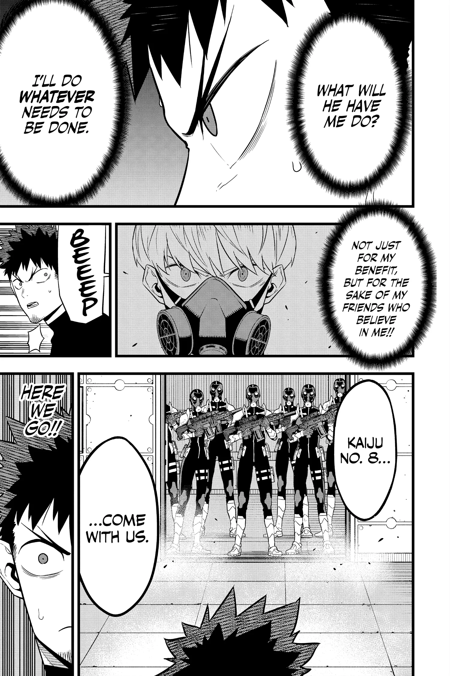 Kaiju No 8 Manga, chapter Vol 5, page 97