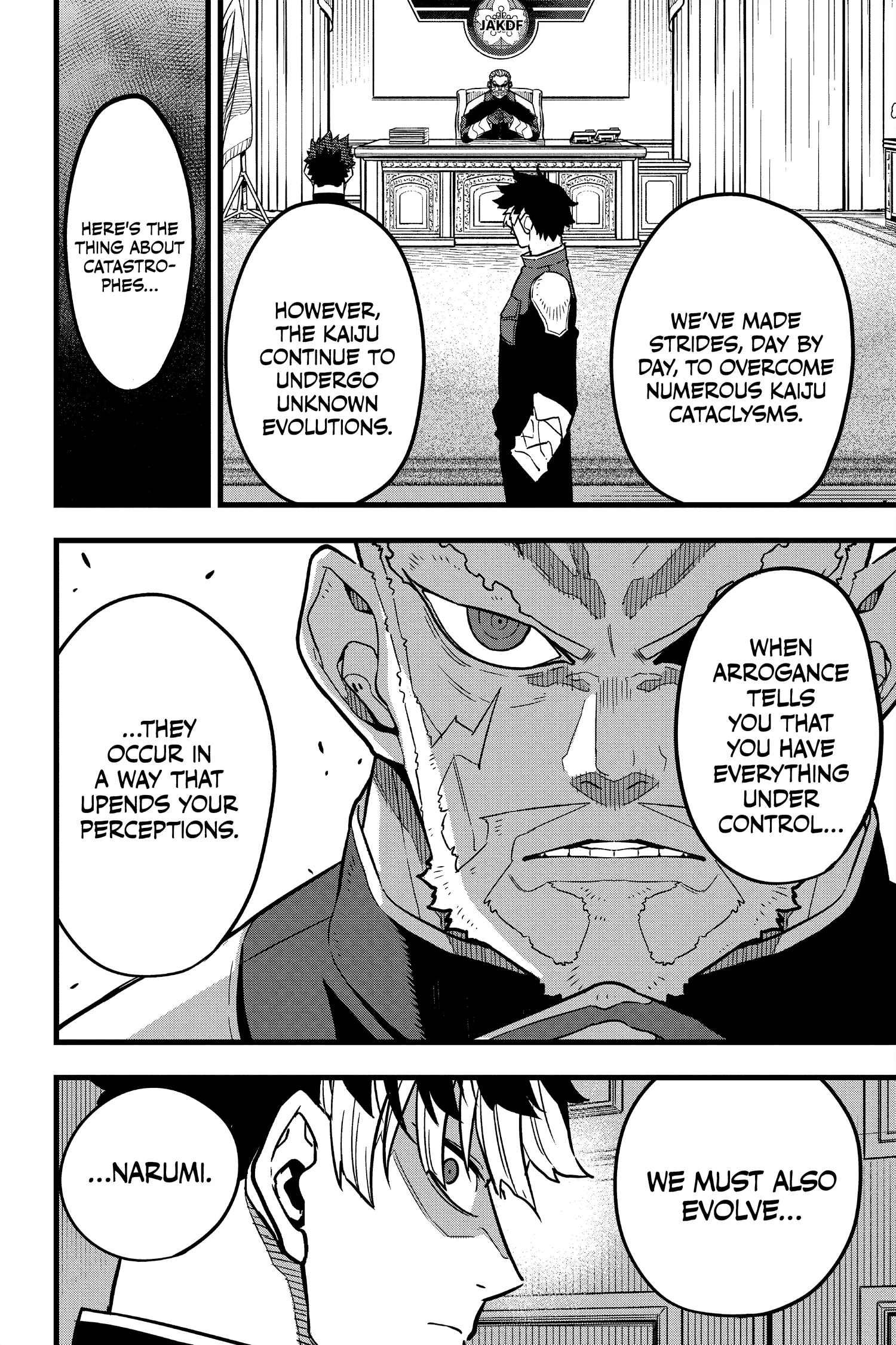 Kaiju No 8 Manga, chapter Vol 5, page 105