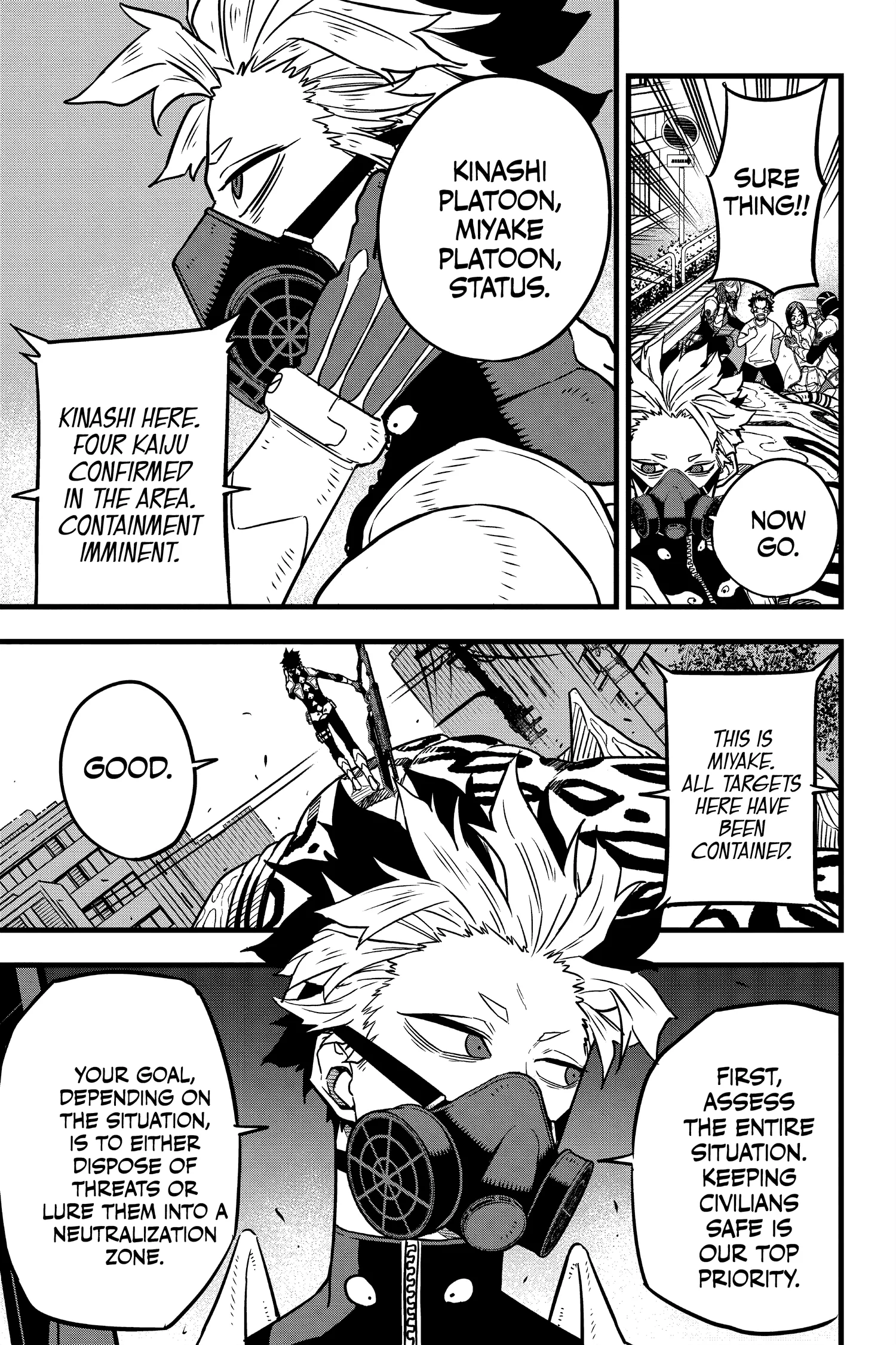 Kaiju No 8 Manga, chapter Vol 5, page 129