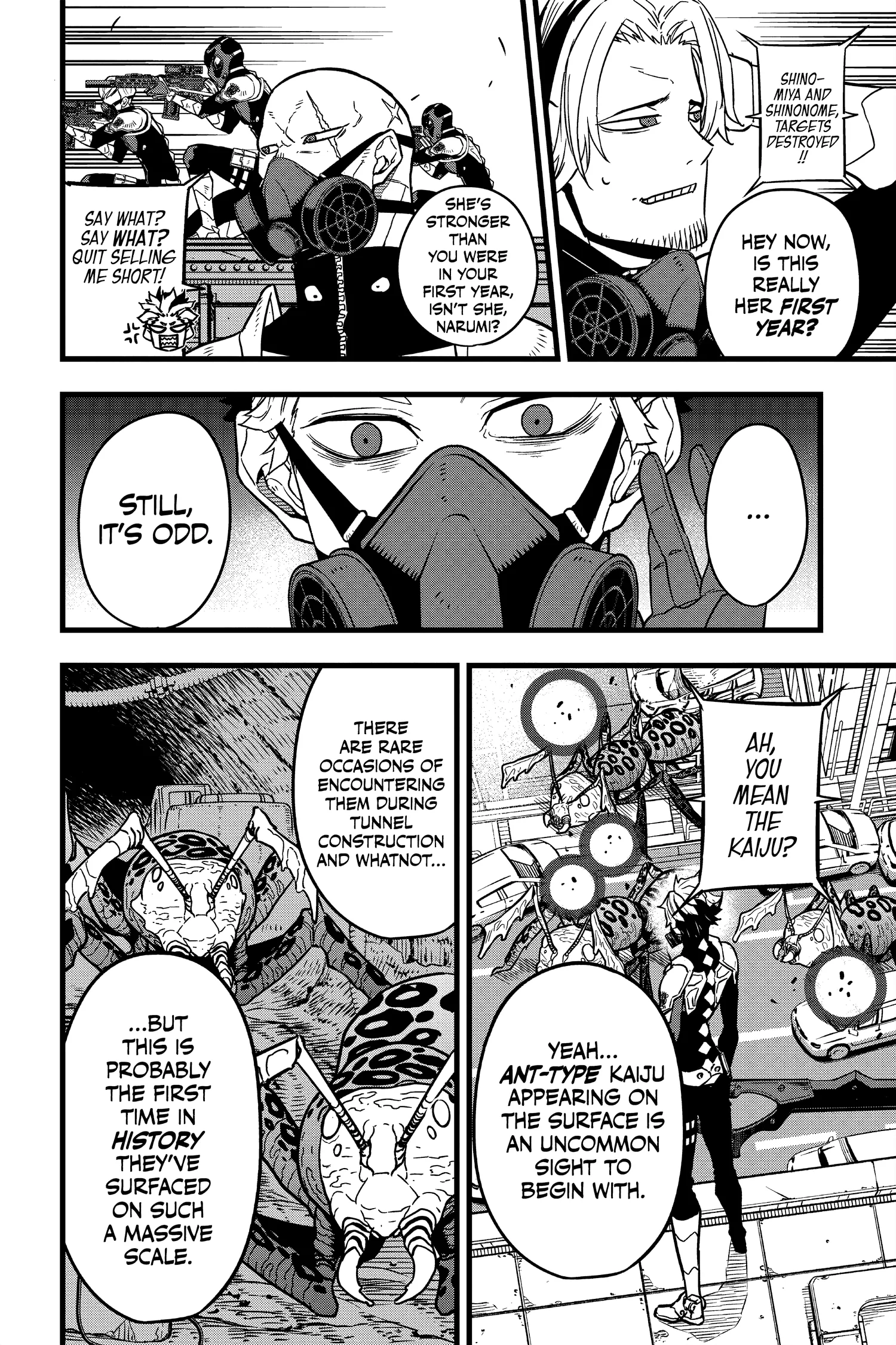 Kaiju No 8 Manga, chapter Vol 5, page 142