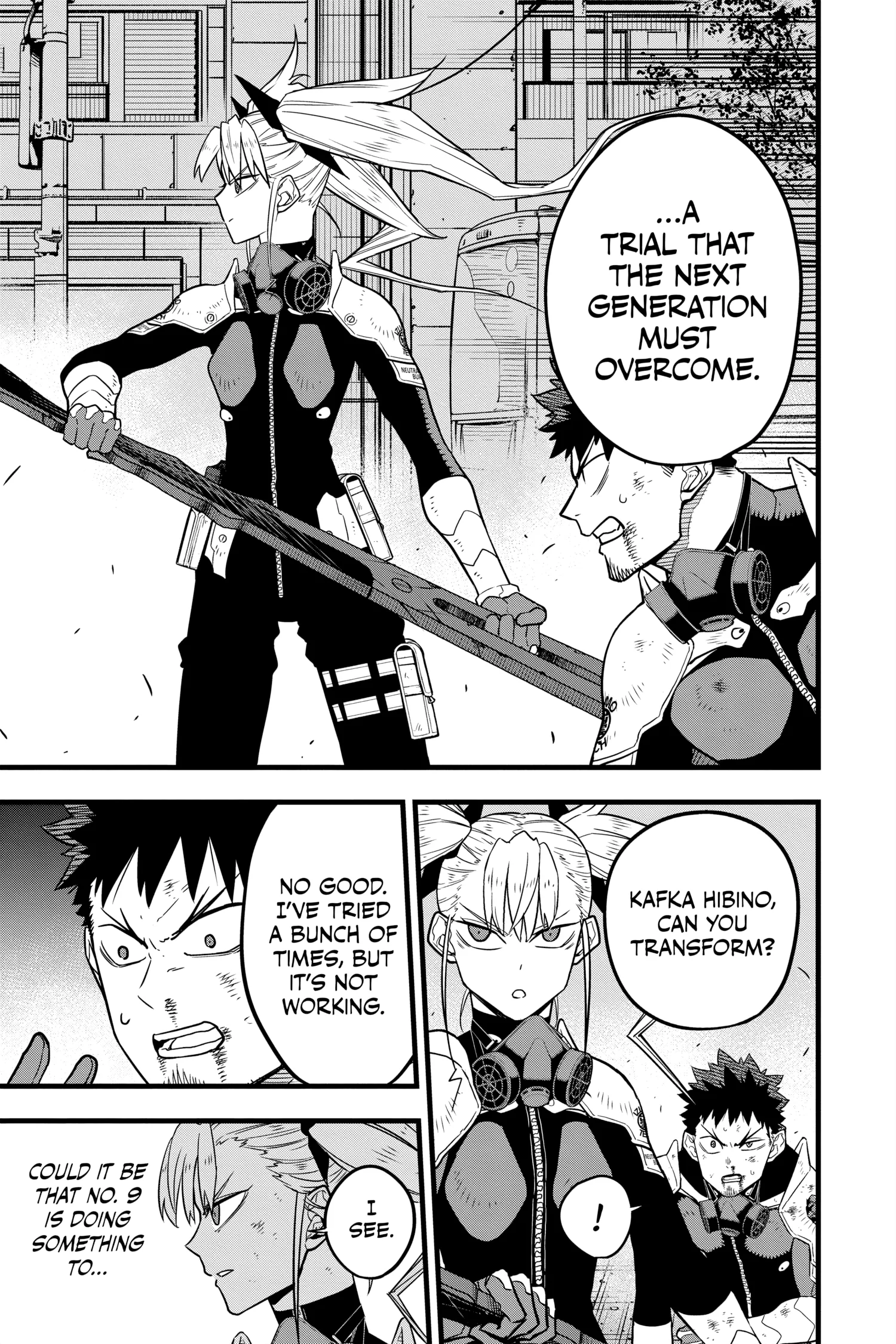Kaiju No 8 Manga, chapter Vol 6, page 8