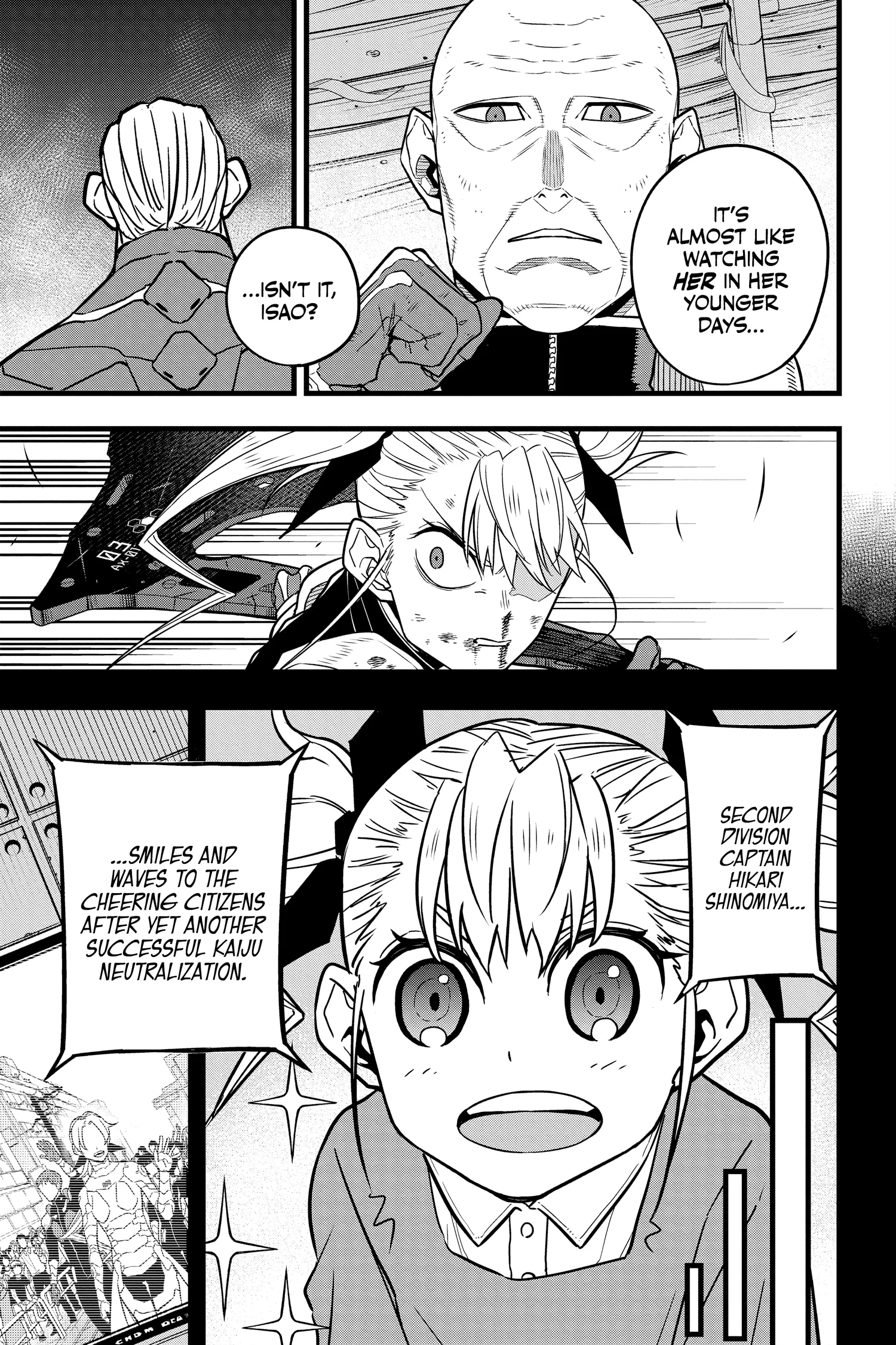 Kaiju No 8 Manga, chapter Vol 6, page 16