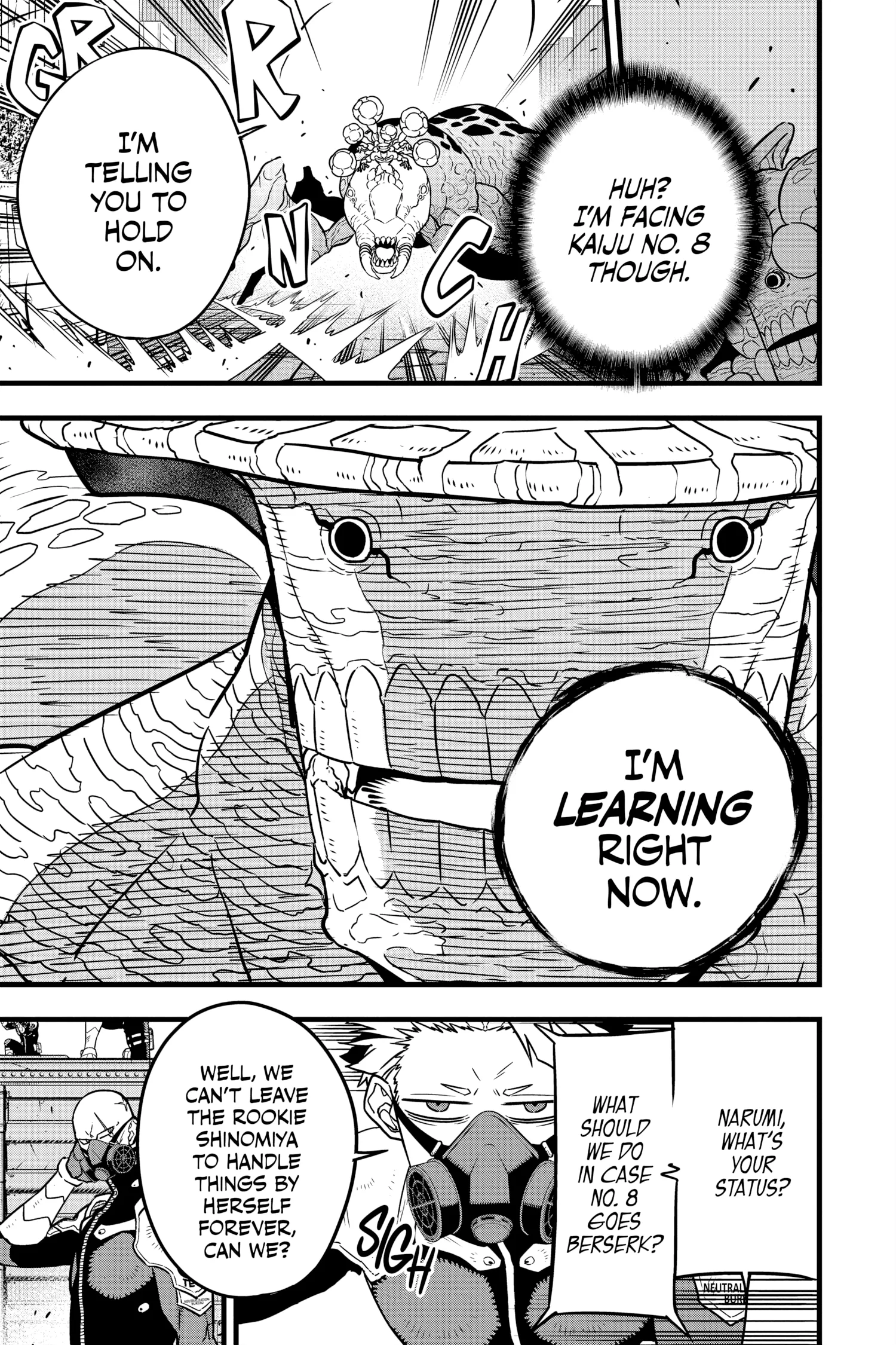 Kaiju No 8 Manga, chapter Vol 6, page 81