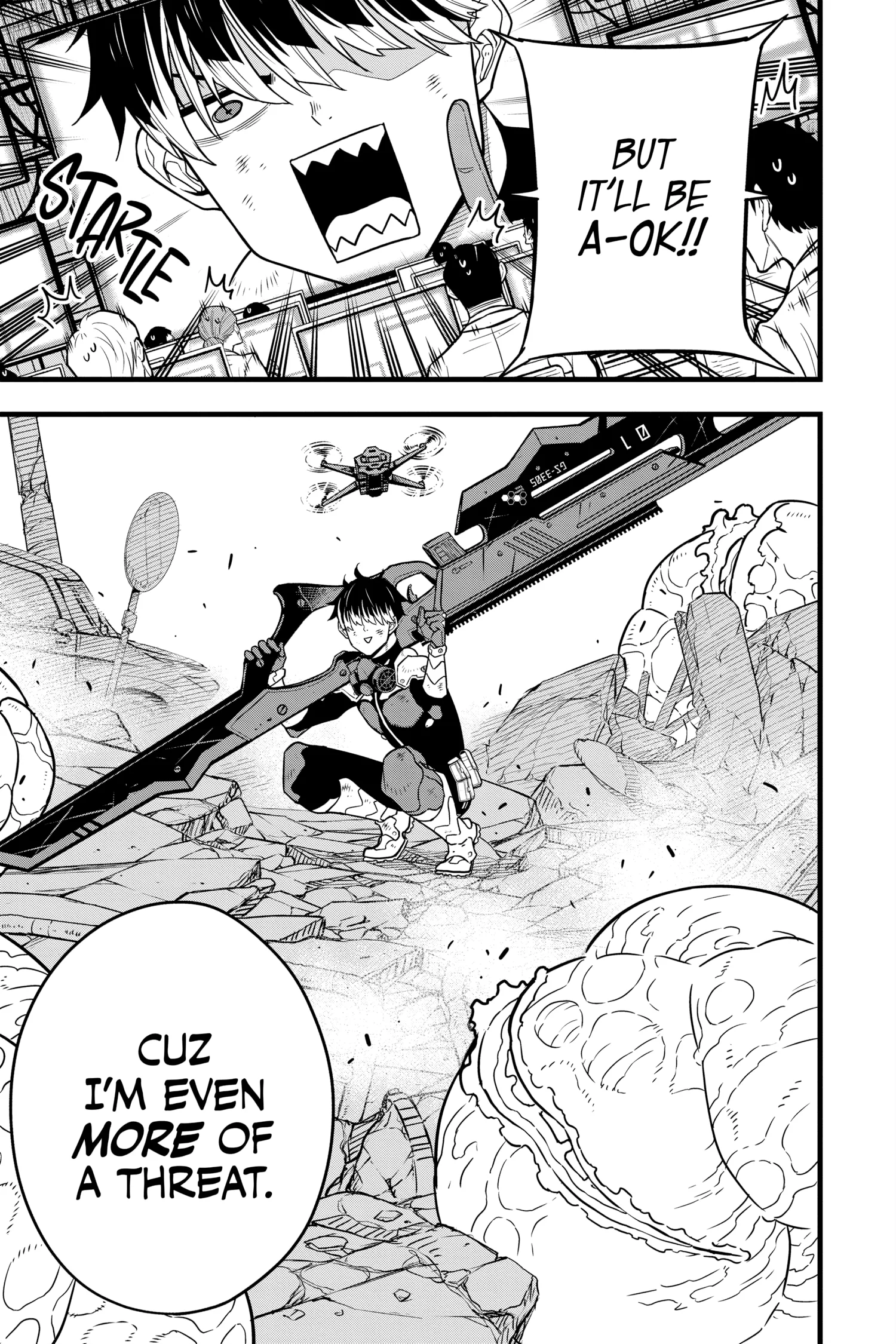 Kaiju No 8 Manga, chapter Vol 6, page 91