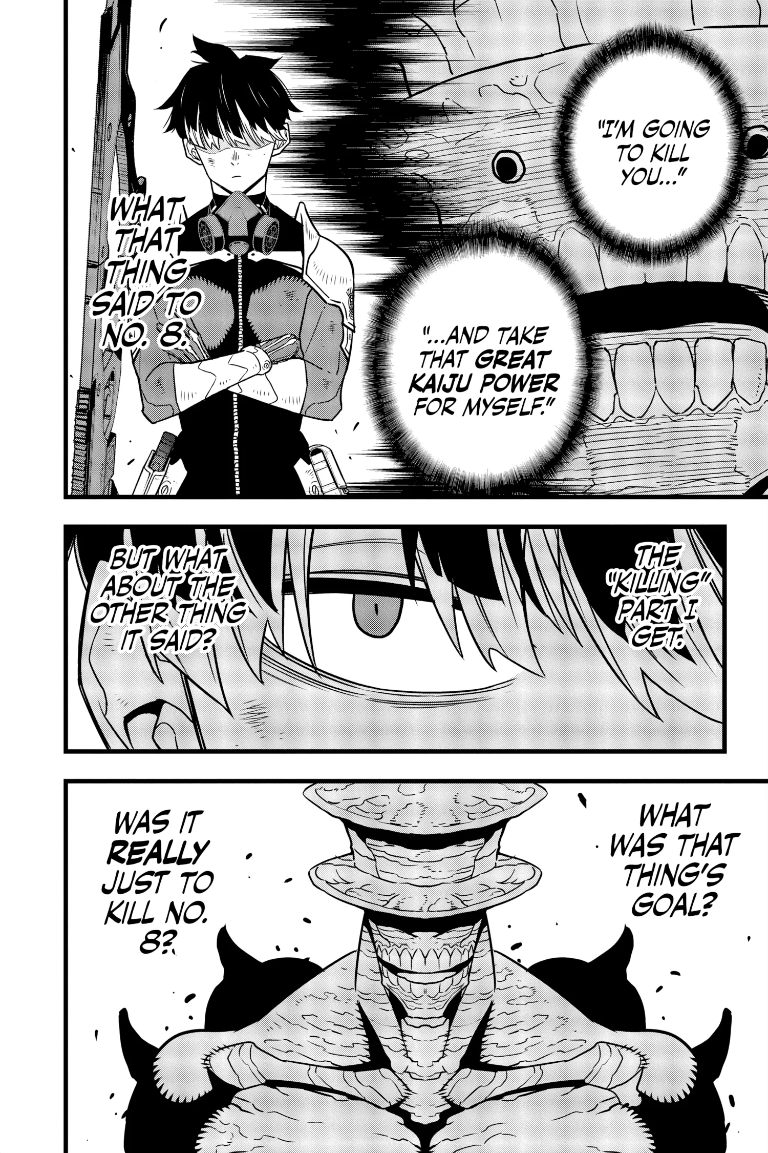 Kaiju No 8 Manga, chapter Vol 6, page 113