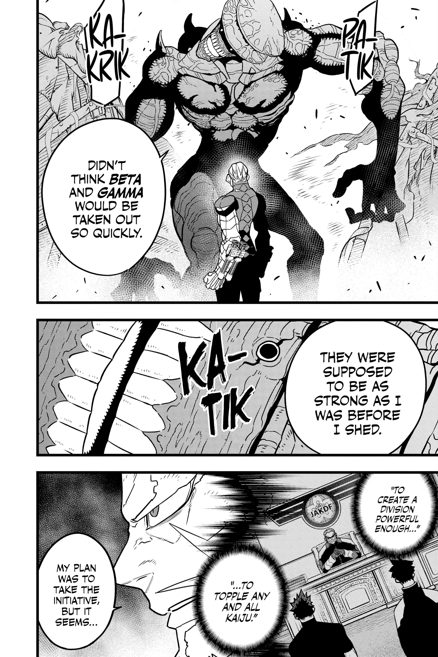 Kaiju No 8 Manga, chapter Vol 6, page 127