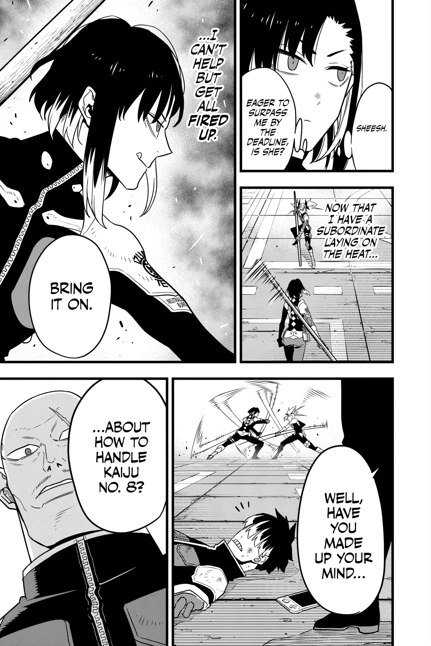 Kaiju No 8 Manga, chapter Vol 7, page 77