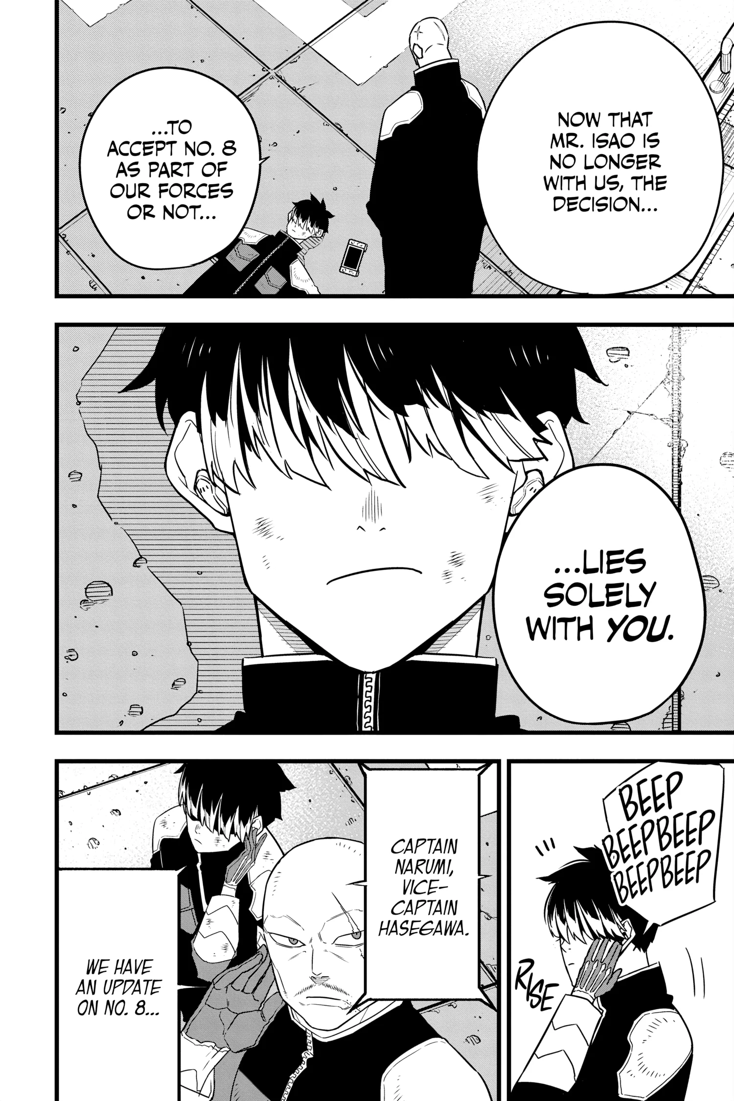 Kaiju No 8 Manga, chapter Vol 7, page 78