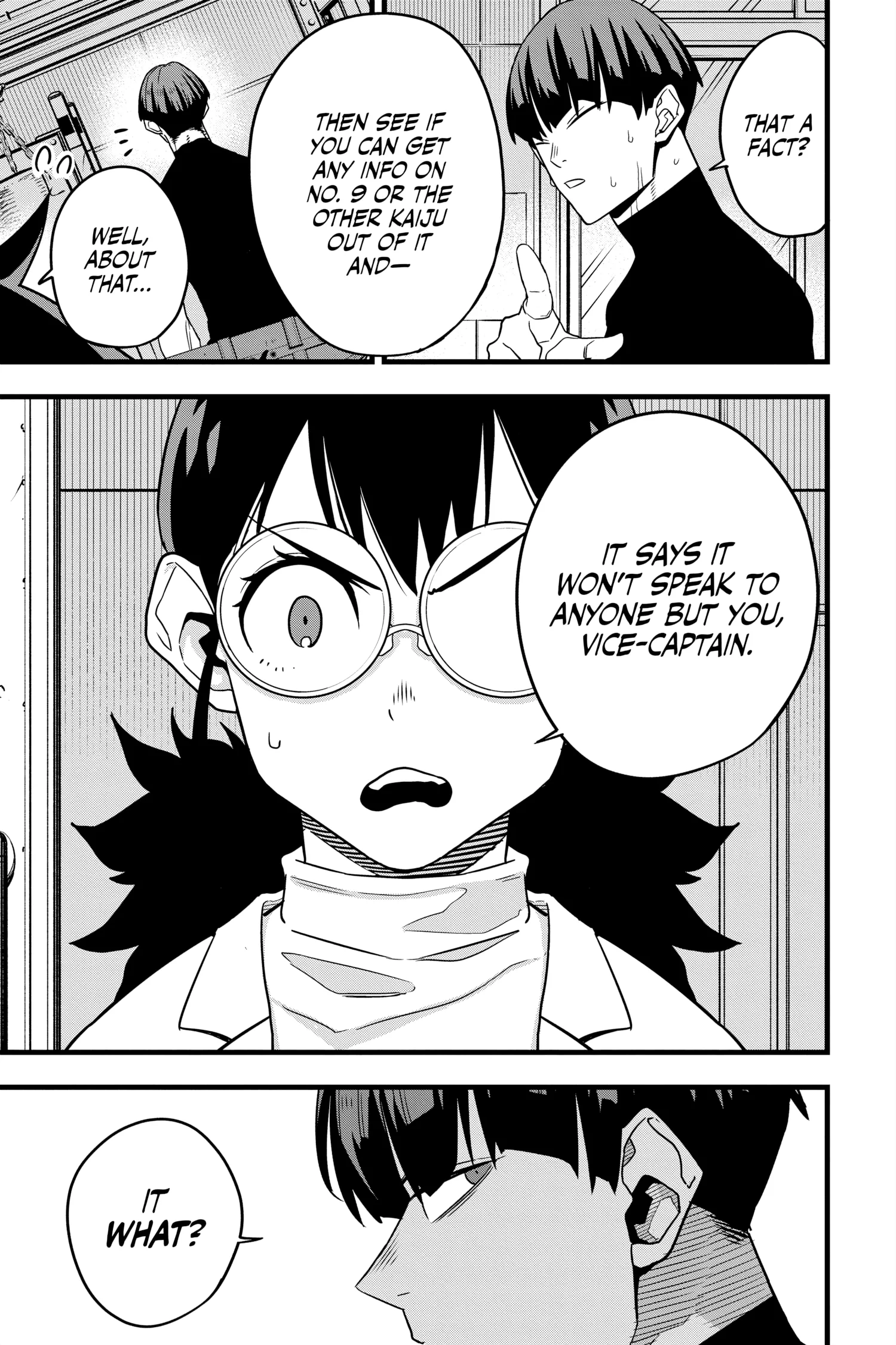 Kaiju No 8 Manga, chapter Vol 7, page 96