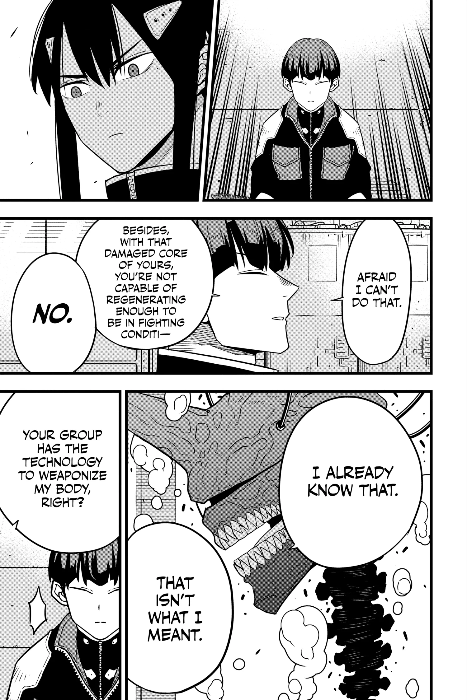 Kaiju No 8 Manga, chapter Vol 7, page 104
