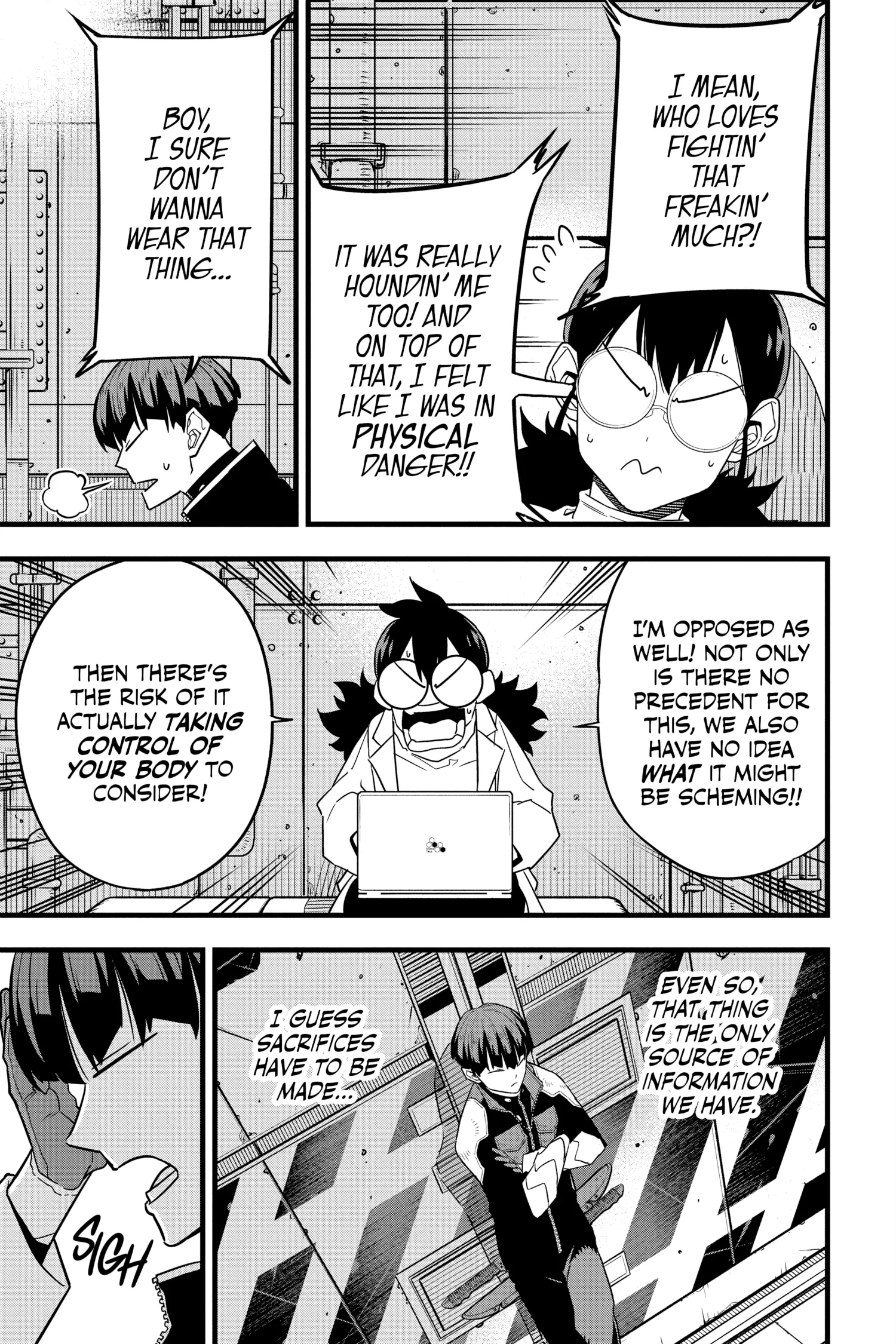 Kaiju No 8 Manga, chapter Vol 7, page 111