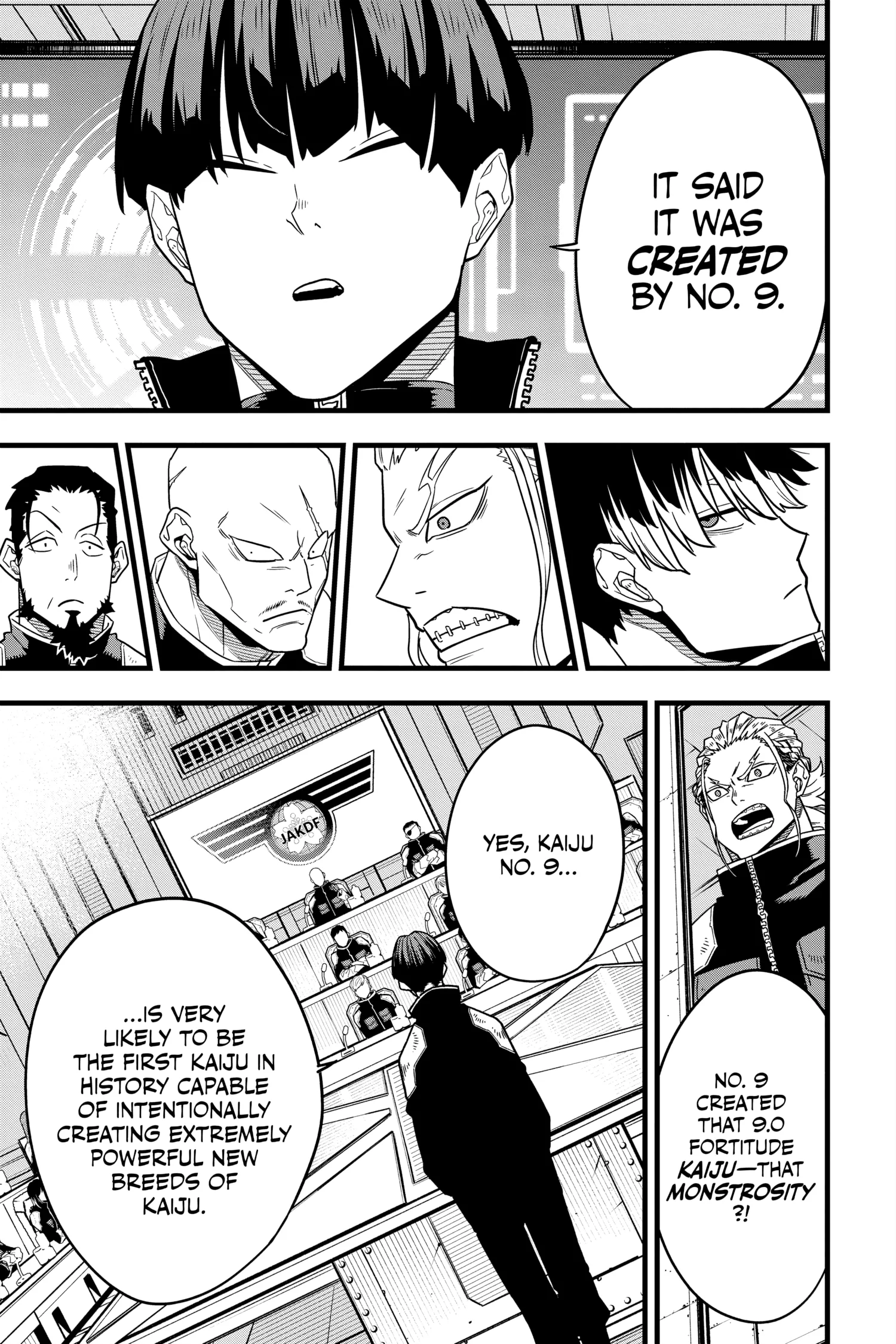 Kaiju No 8 Manga, chapter Vol 7, page 133