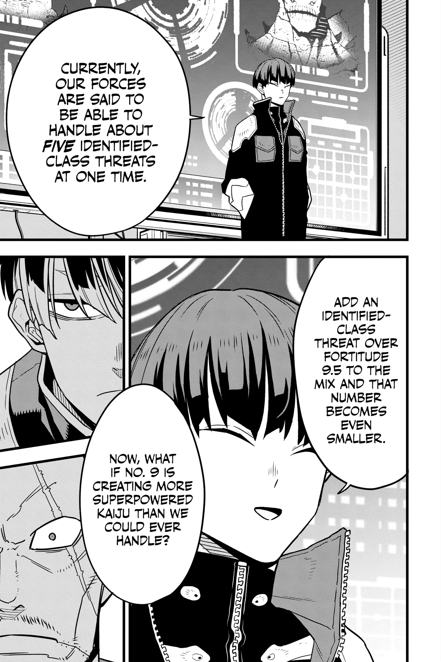 Kaiju No 8 Manga, chapter Vol 7, page 135