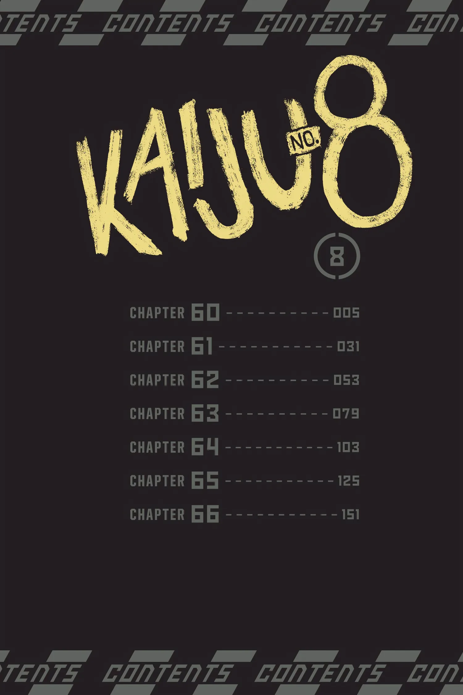 Kaiju No 8 Manga, chapter Vol 8, page 5