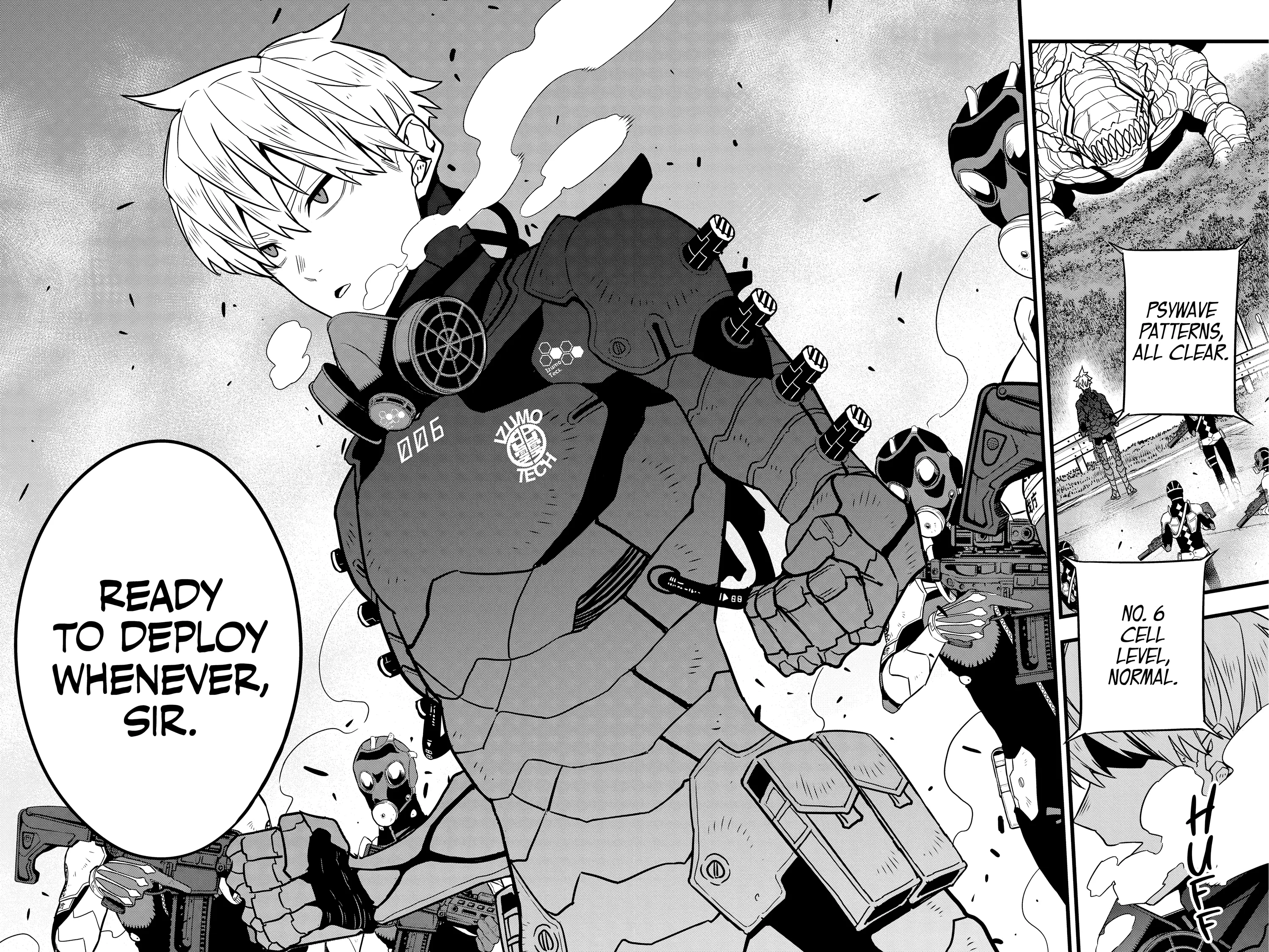 Kaiju No 8 Manga, chapter Vol 8, page 11