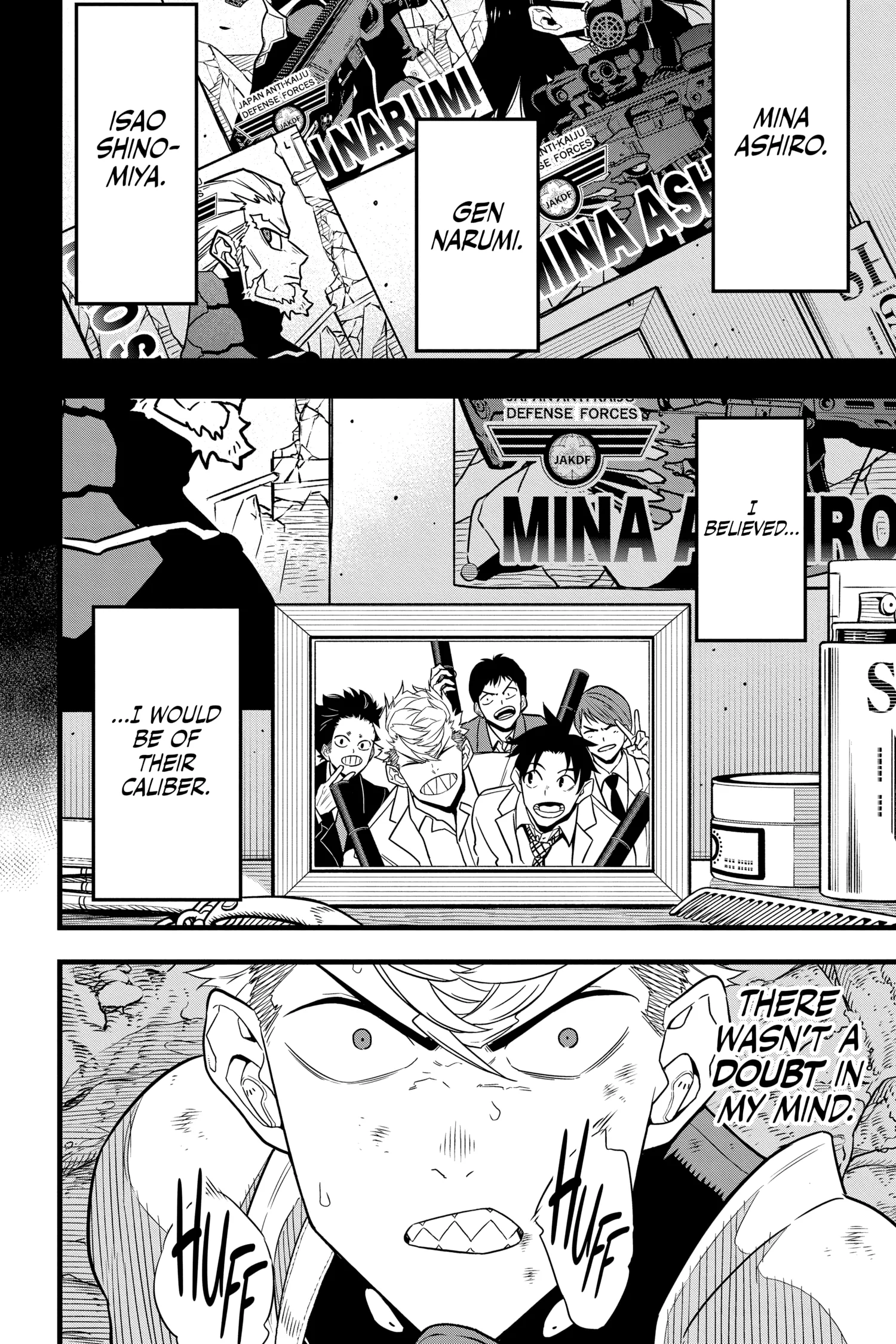 Kaiju No 8 Manga, chapter Vol 8, page 32