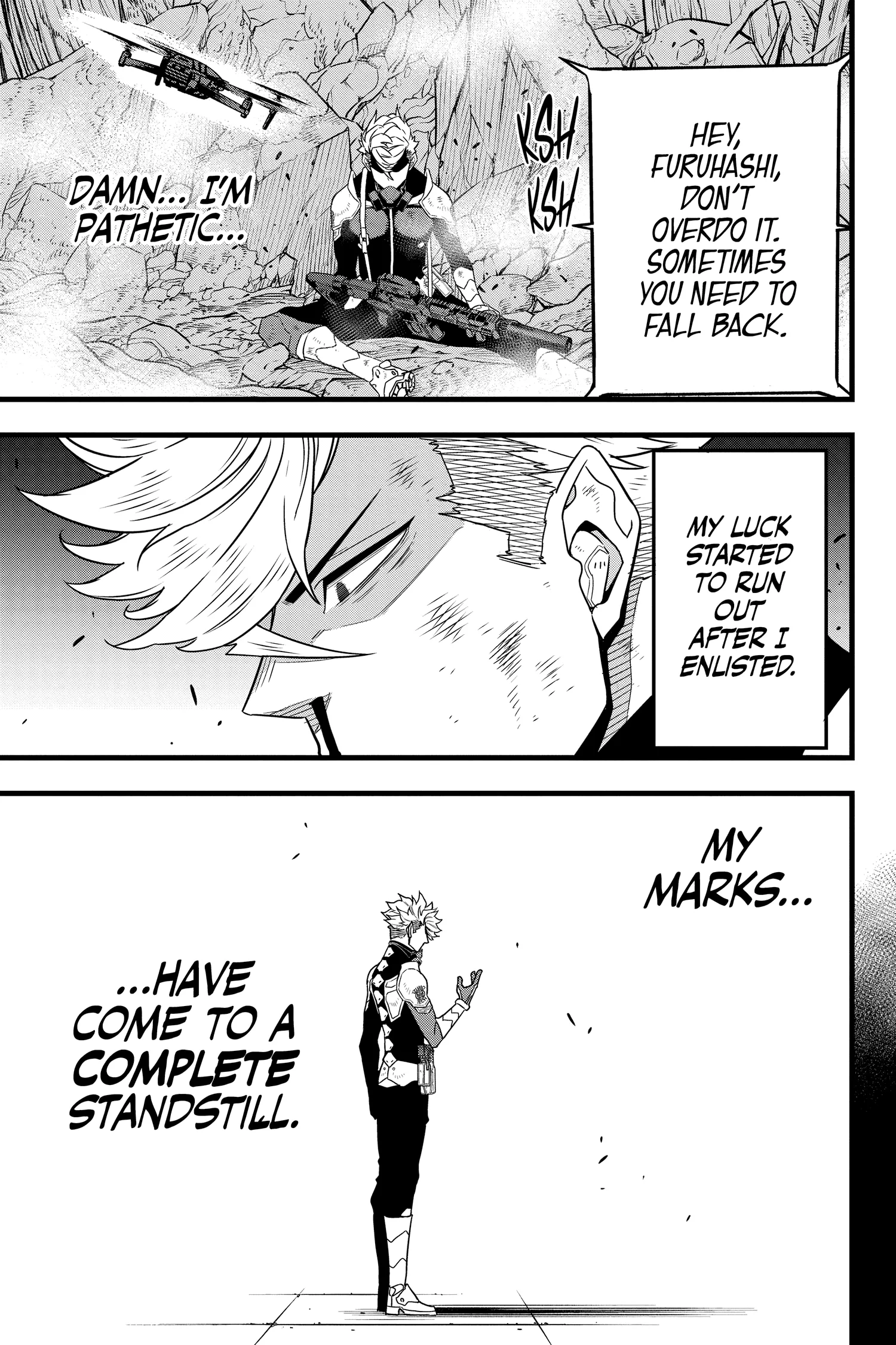 Kaiju No 8 Manga, chapter Vol 8, page 35