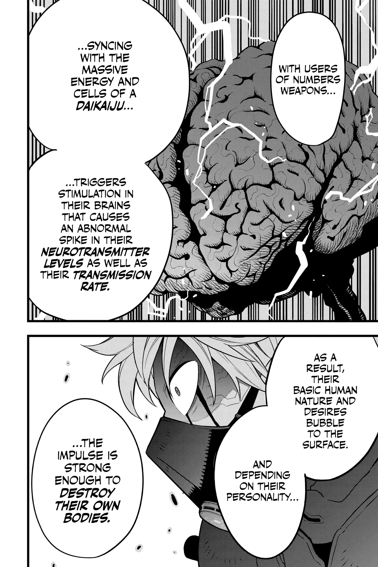 Kaiju No 8 Manga, chapter Vol 8, page 57