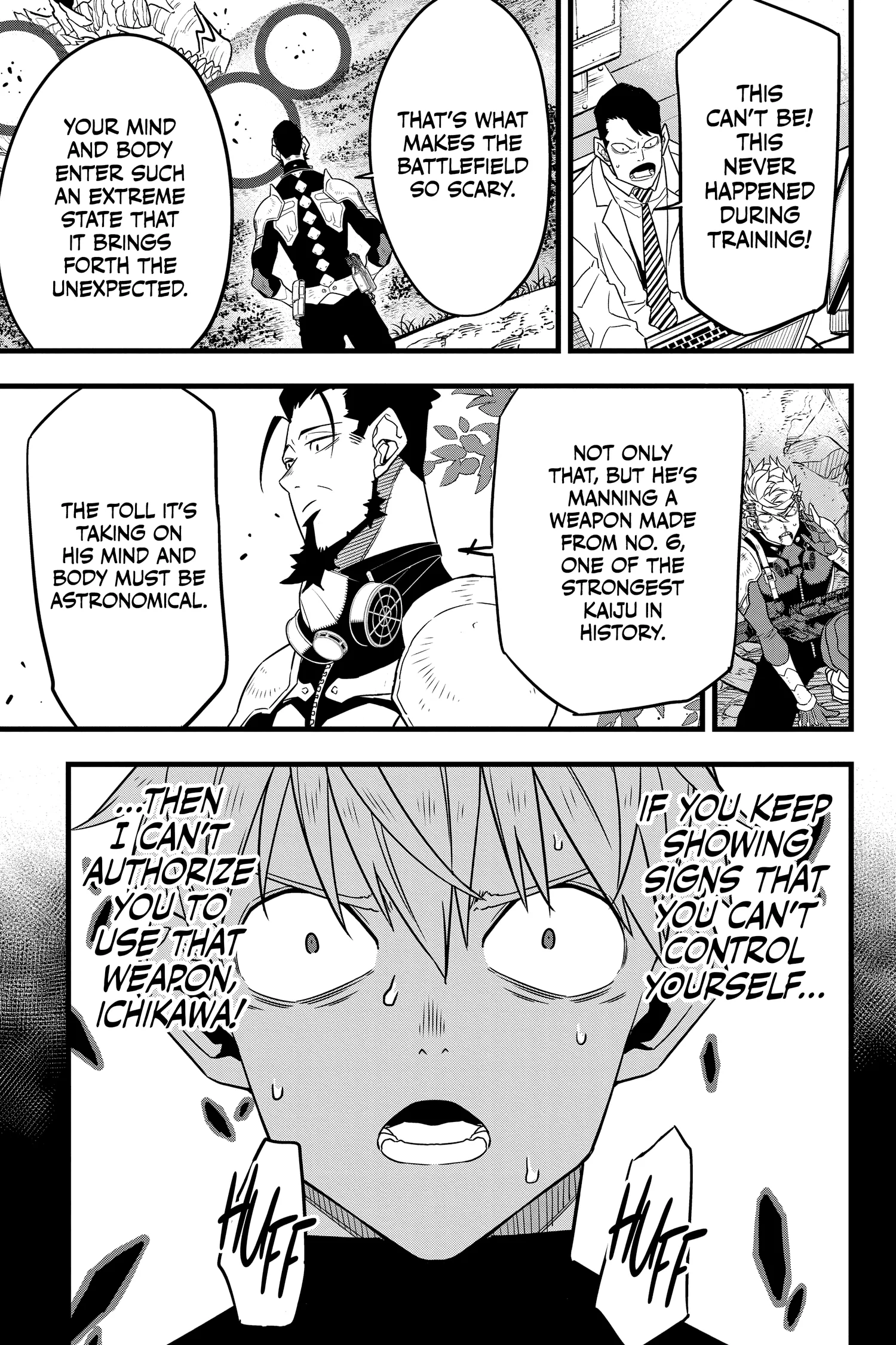 Kaiju No 8 Manga, chapter Vol 8, page 58