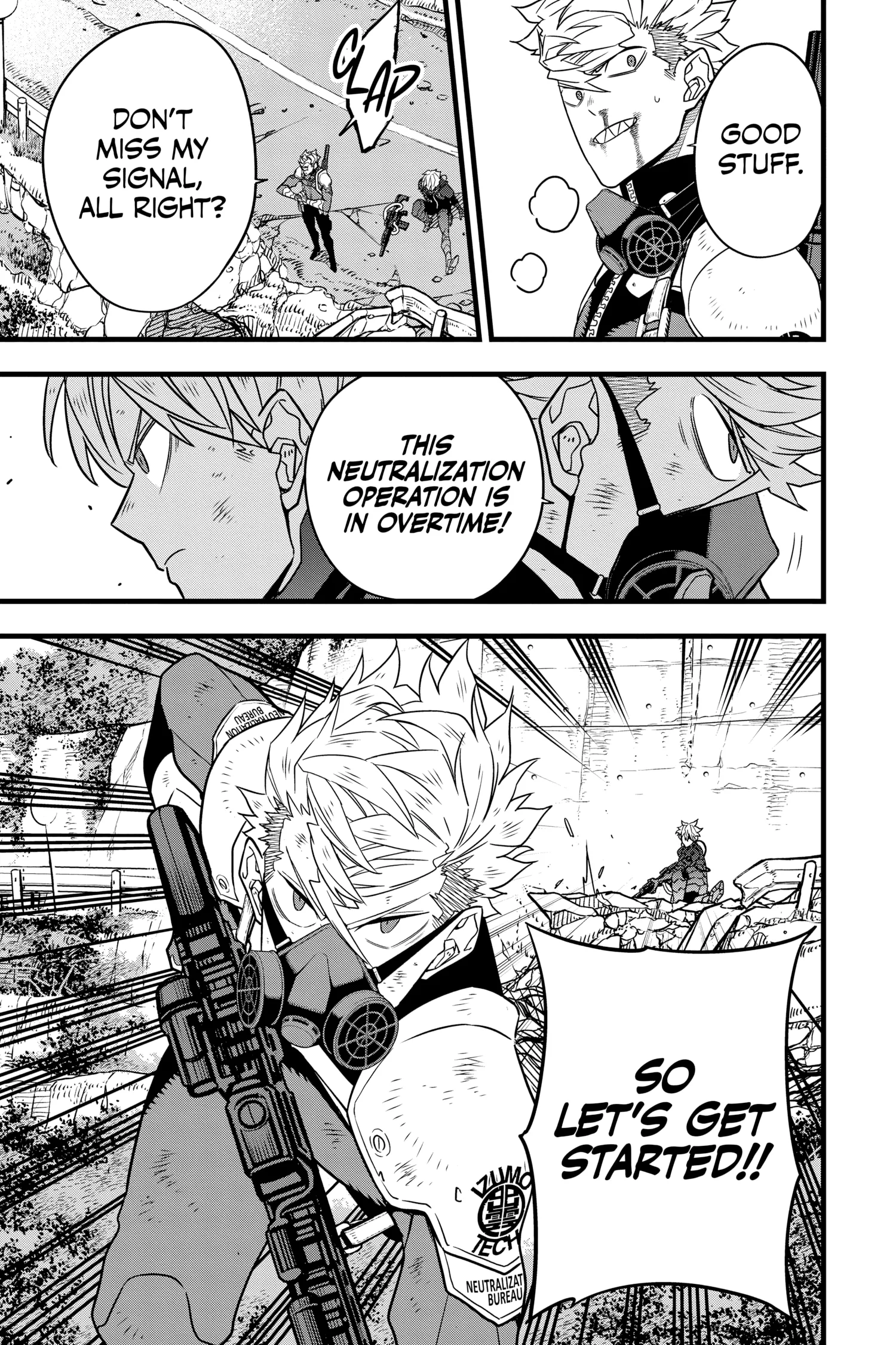 Kaiju No 8 Manga, chapter Vol 8, page 82