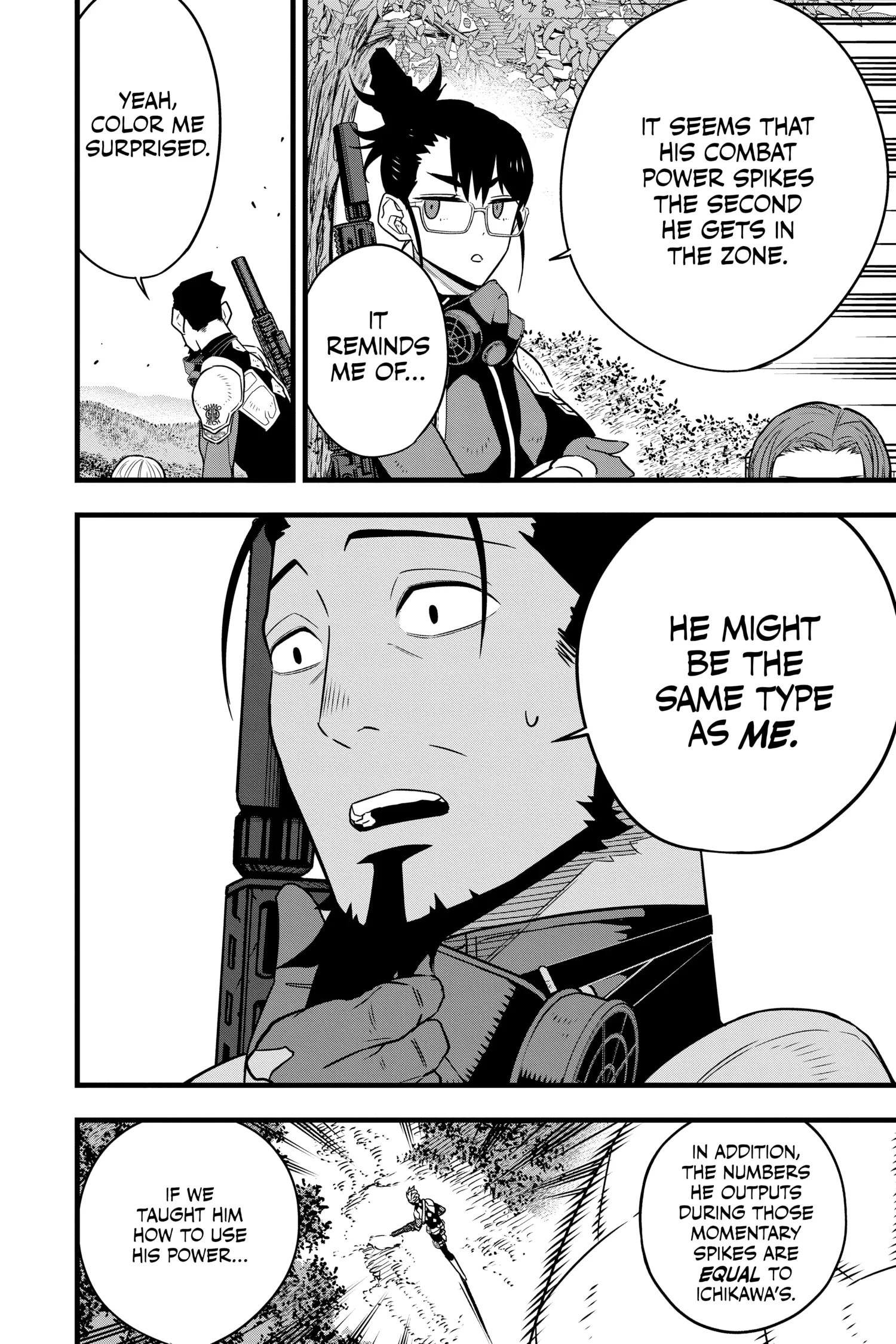 Kaiju No 8 Manga, chapter Vol 8, page 87