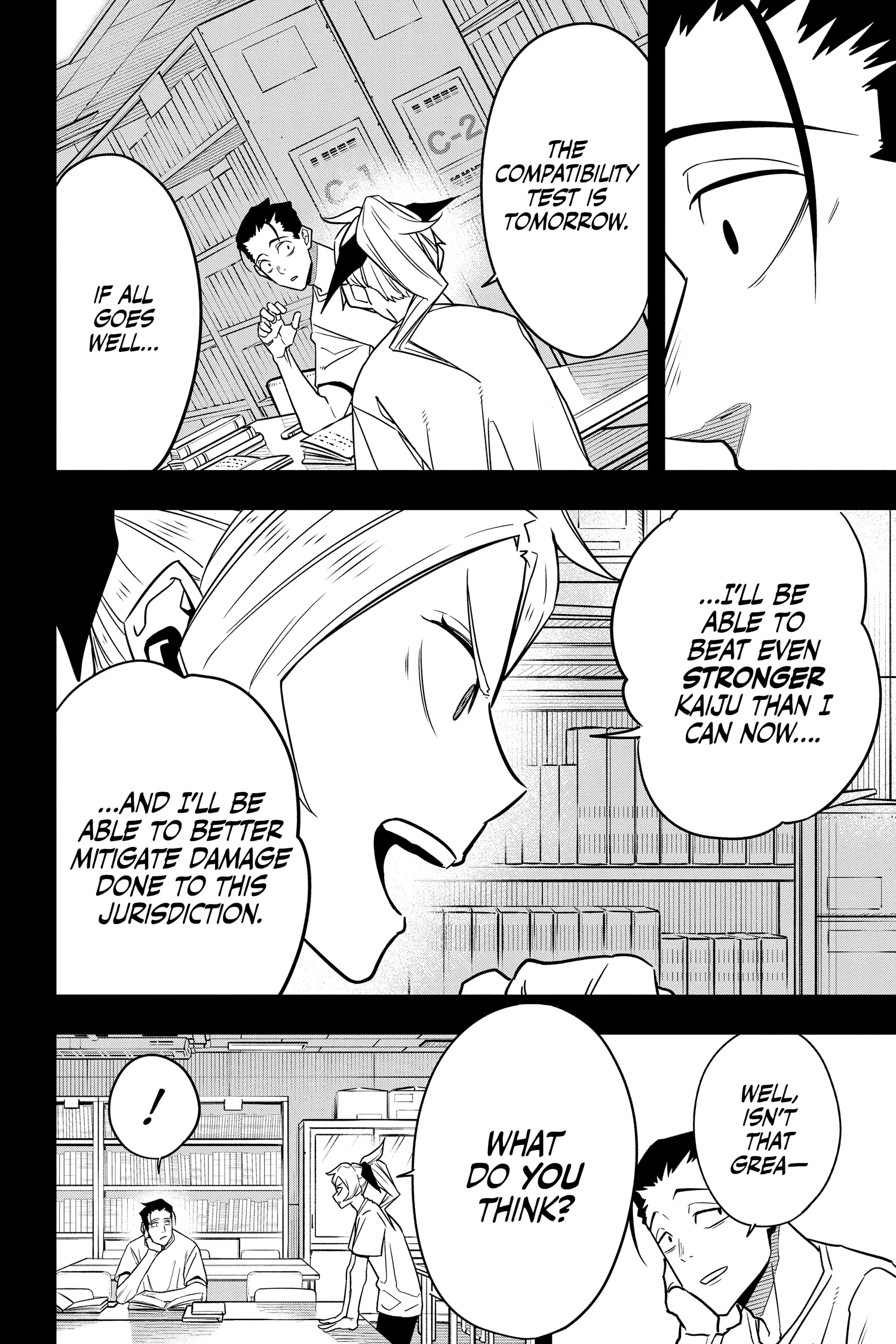Kaiju No 8 Manga, chapter Vol 8, page 100