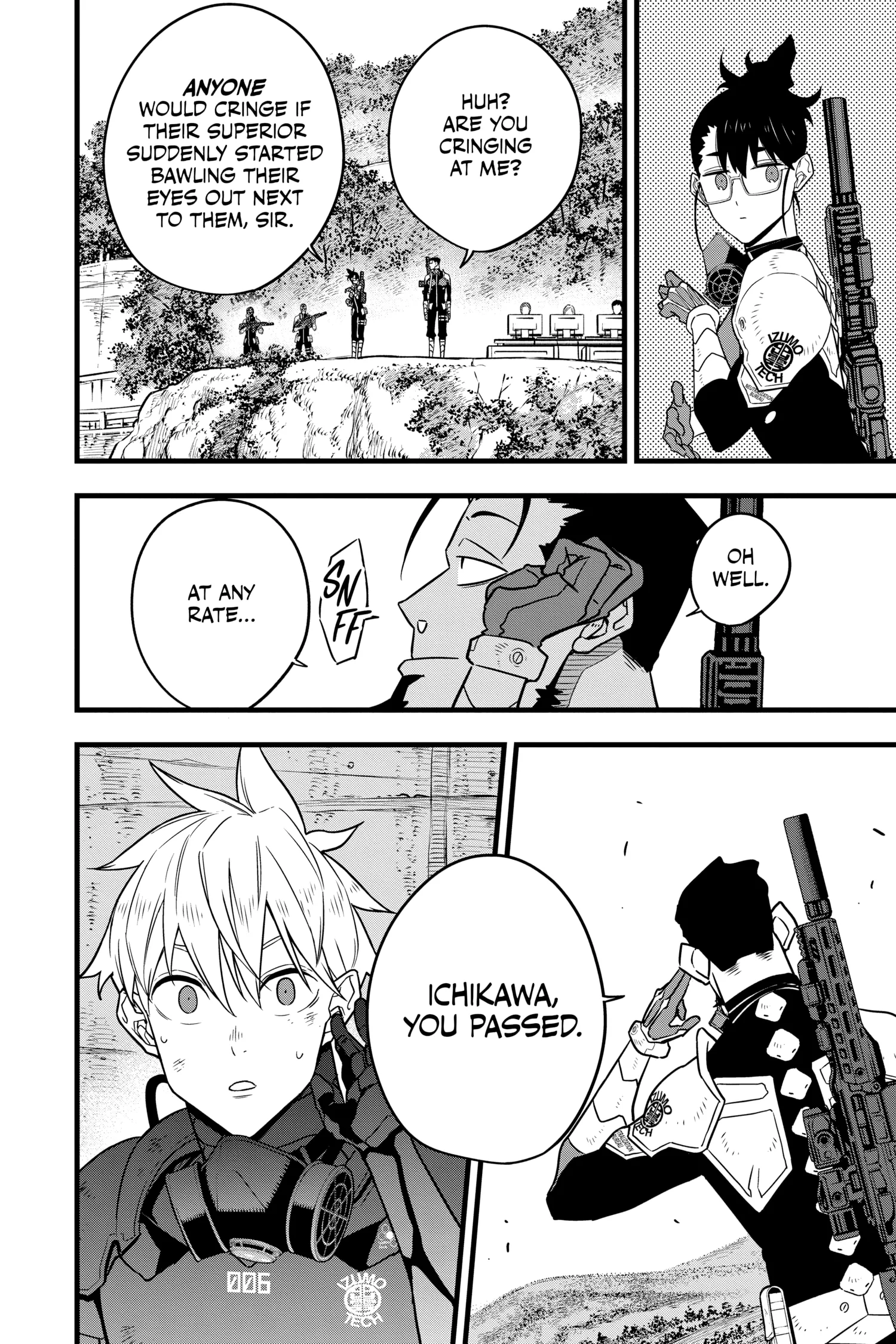 Kaiju No 8 Manga, chapter Vol 8, page 108