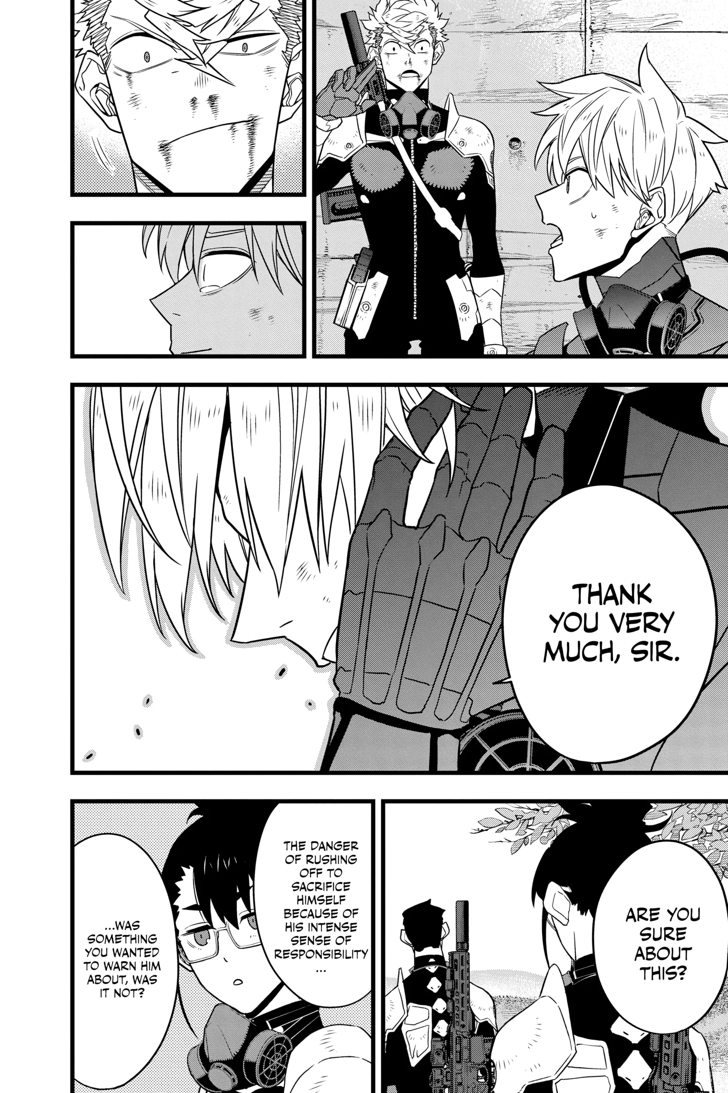 Kaiju No 8 Manga, chapter Vol 8, page 110