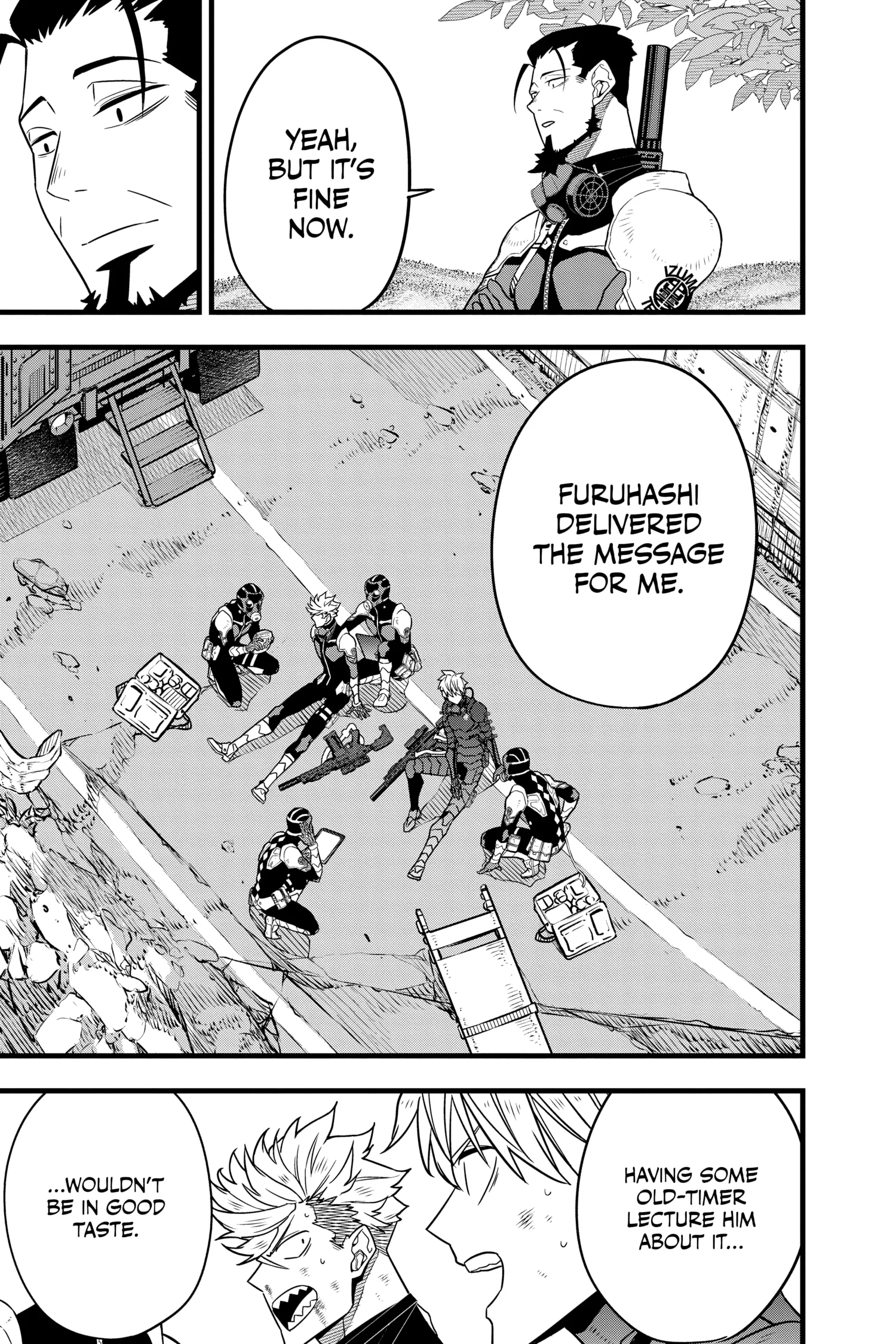 Kaiju No 8 Manga, chapter Vol 8, page 111