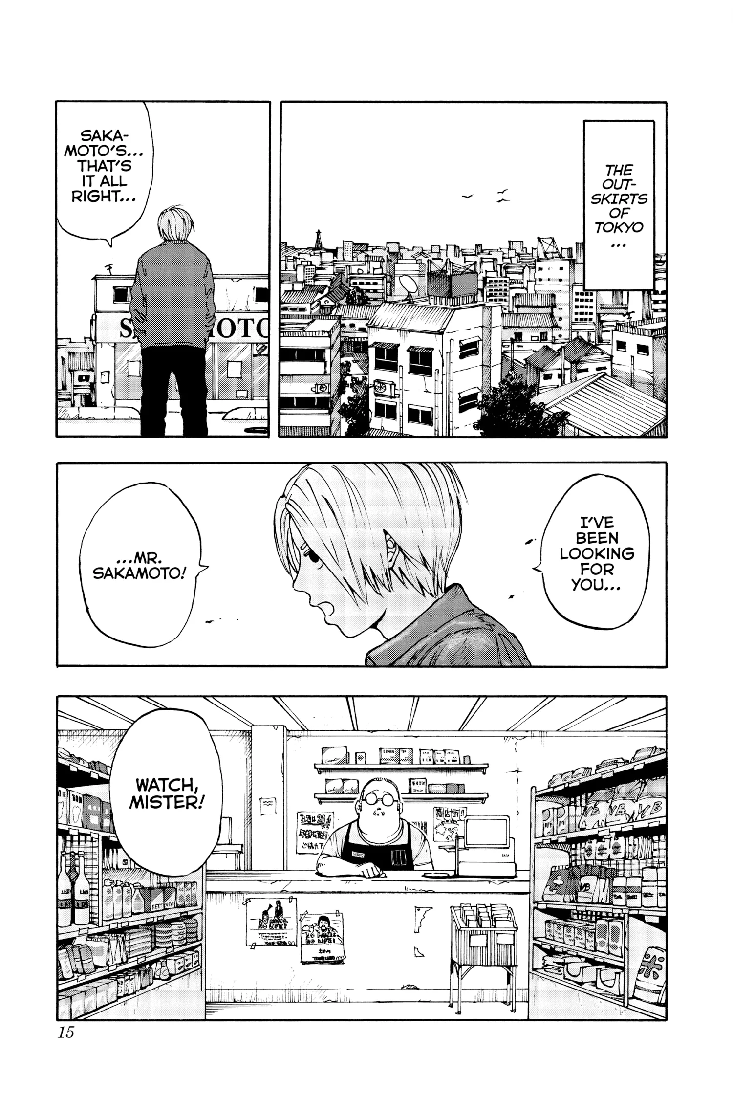 Sakamoto Days Manga Online, chapter Vol 1, page 15