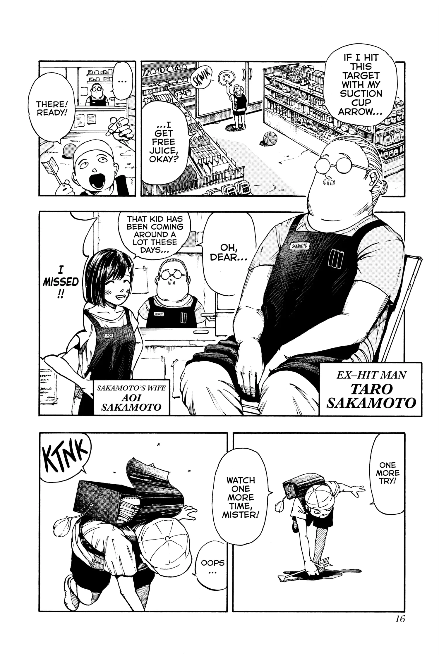 Sakamoto Days Manga Online, chapter Vol 1, page 16