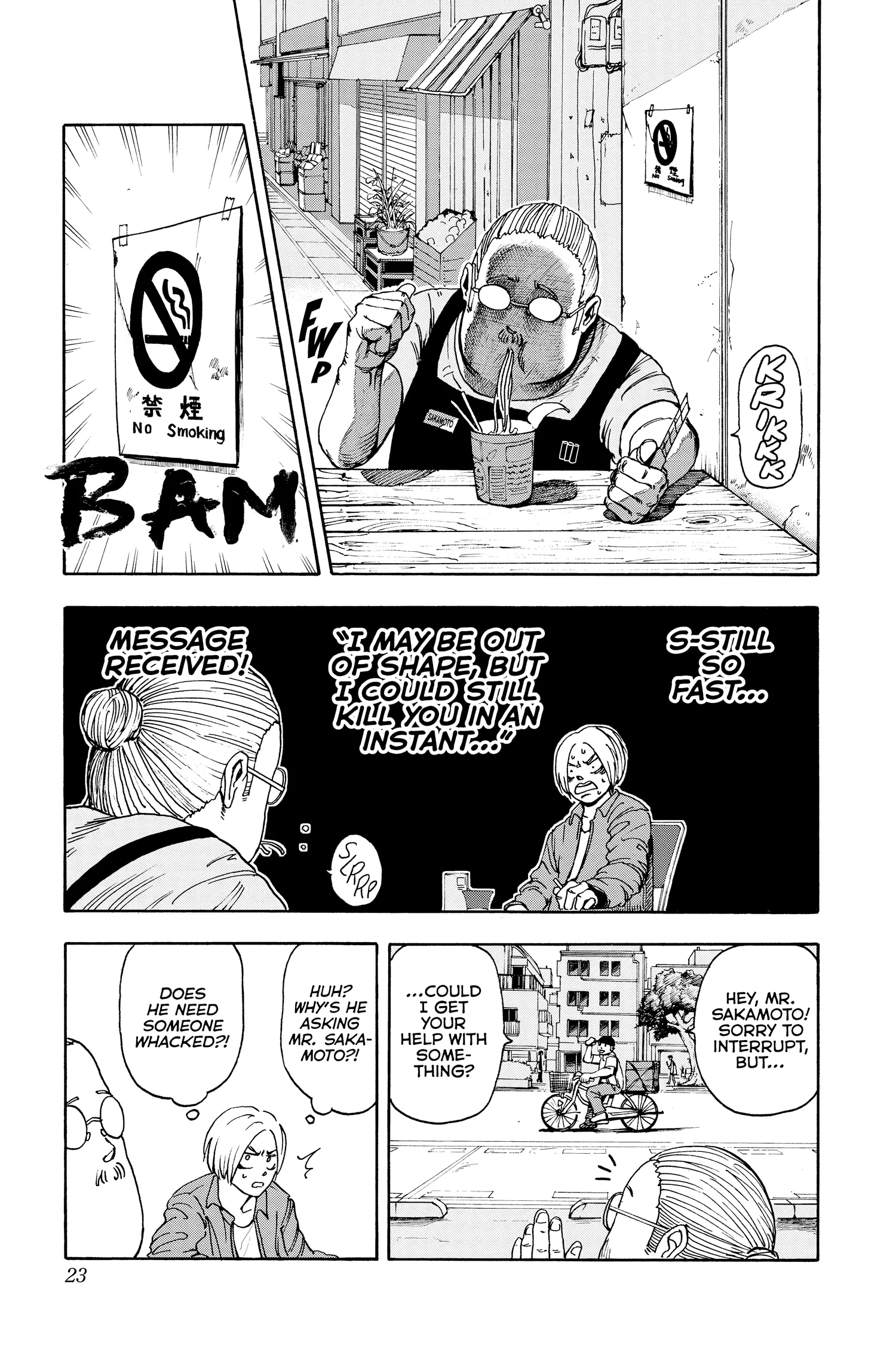 Sakamoto Days Manga Online, chapter Vol 1, page 23