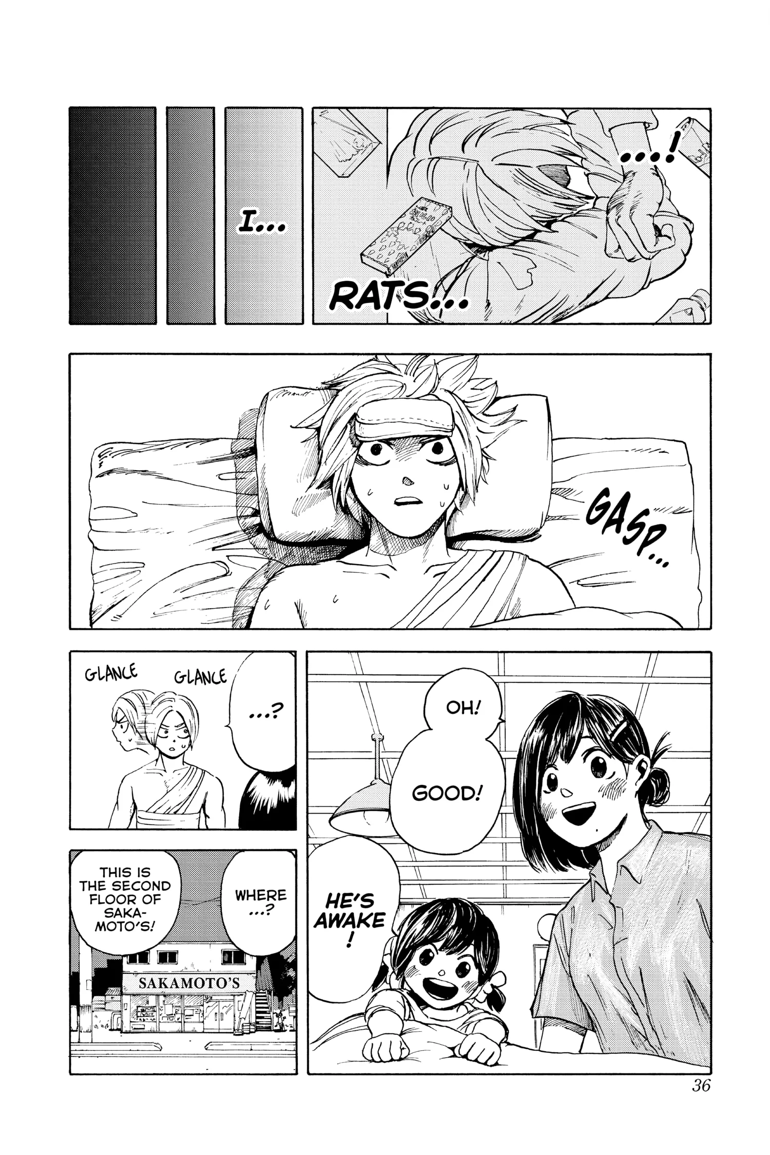Sakamoto Days Manga Online, chapter Vol 1, page 36