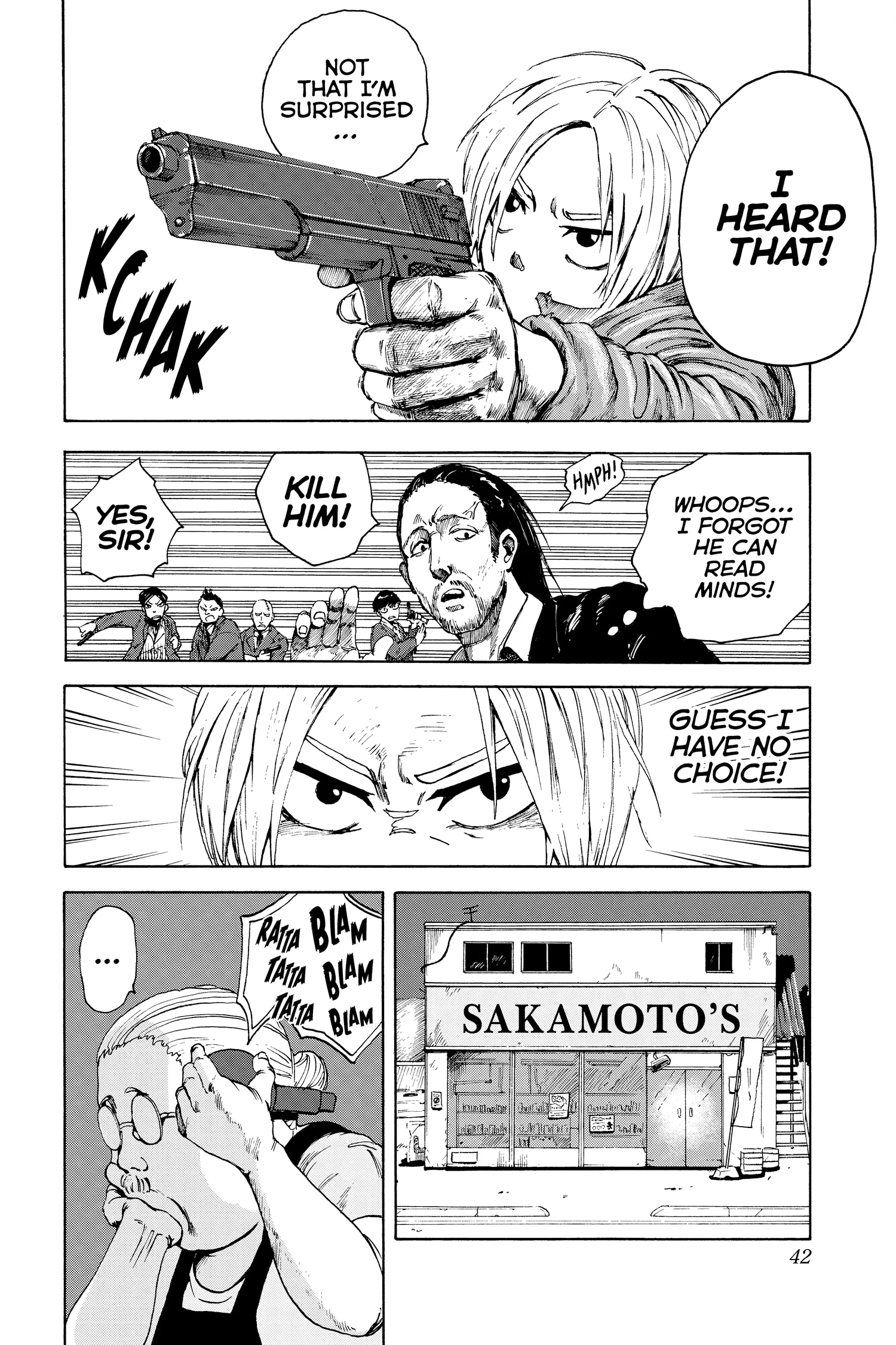 Sakamoto Days Manga Online, chapter Vol 1, page 42