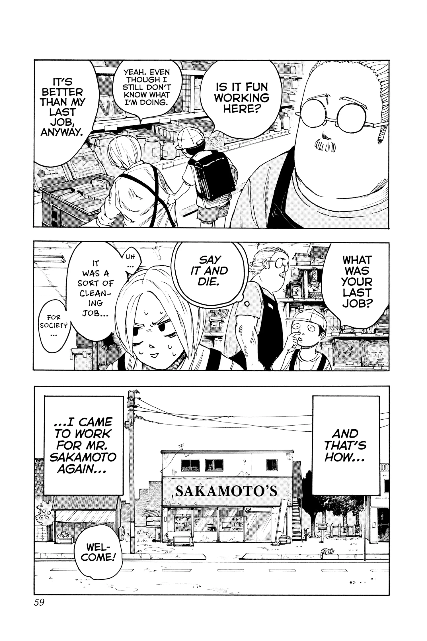 Sakamoto Days Manga Online, chapter Vol 1, page 57