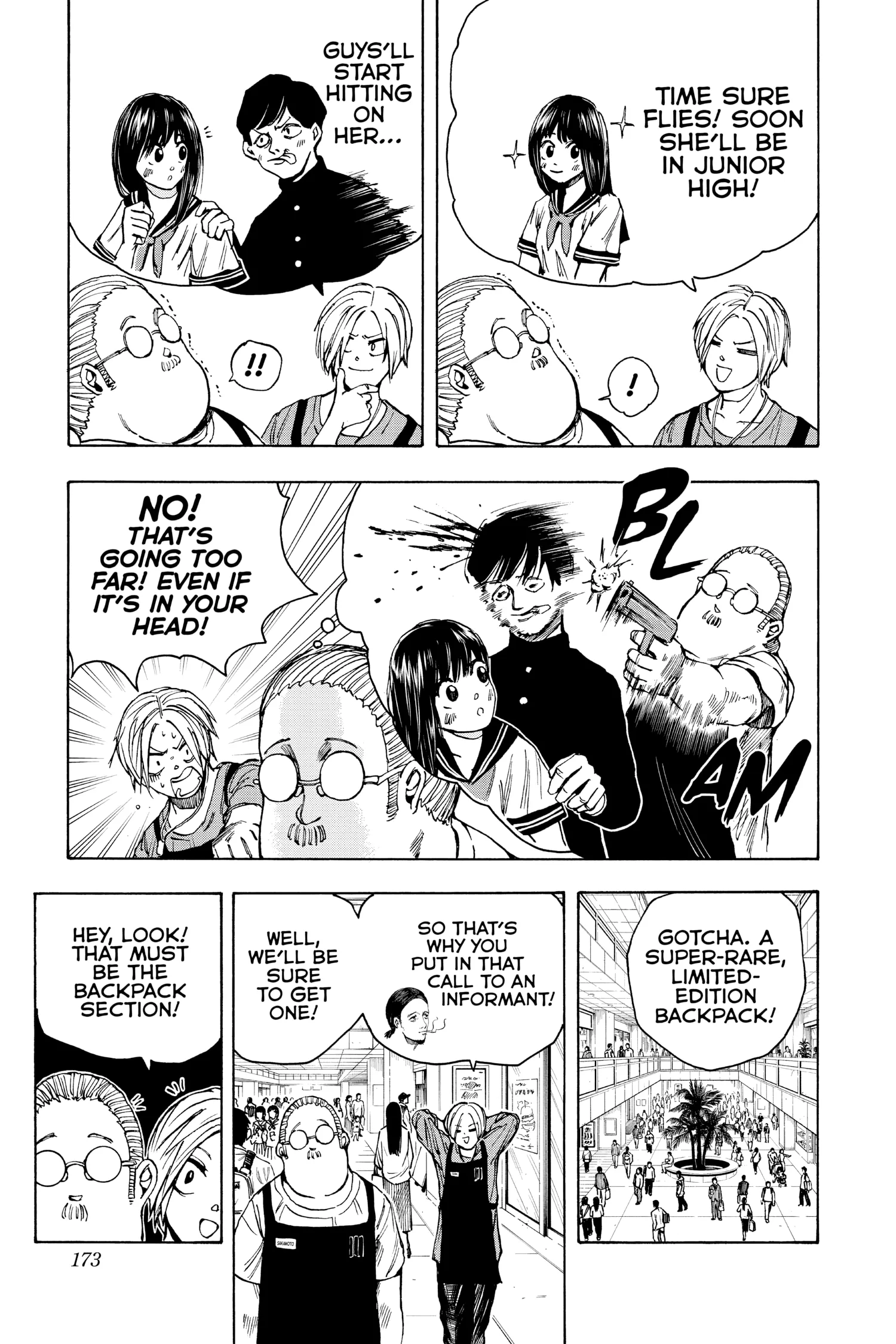 Sakamoto Days Manga Online, chapter Vol 2, page 167