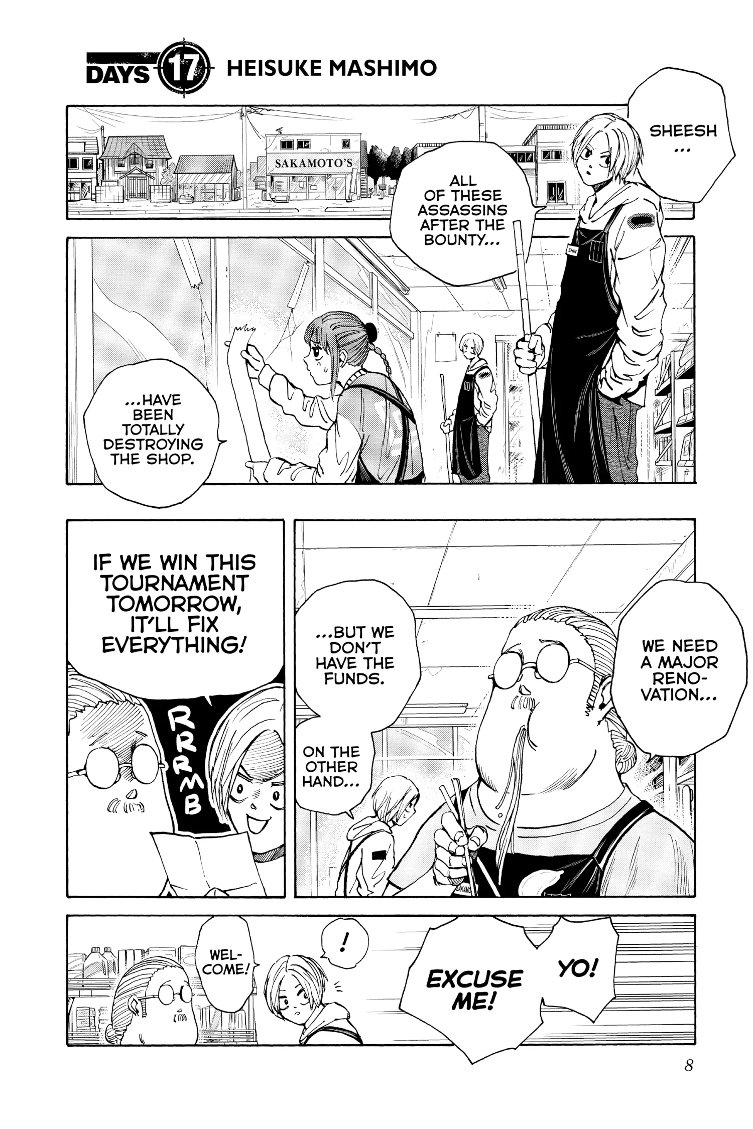 Sakamoto Days Manga Online, chapter Vol 3, page 8
